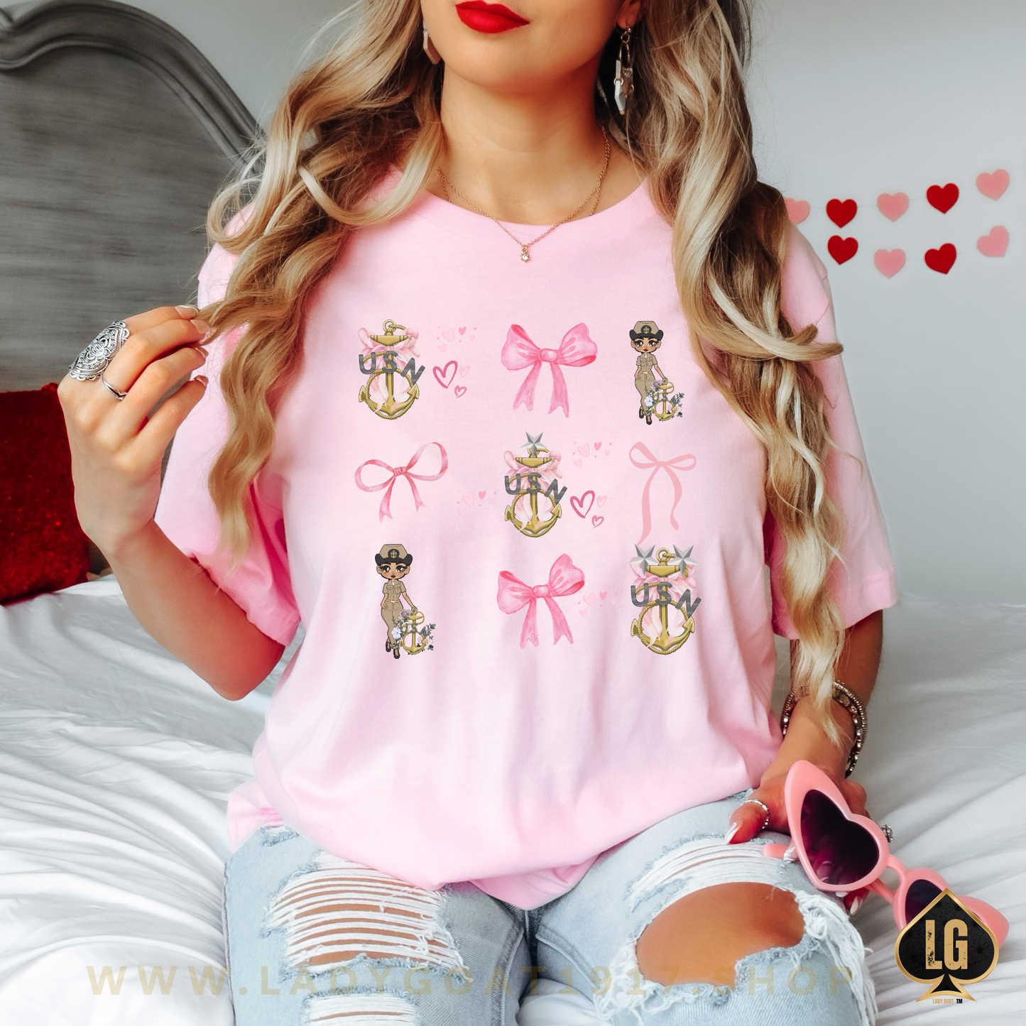 Lady Goat Coquette V1 Unisex Tee