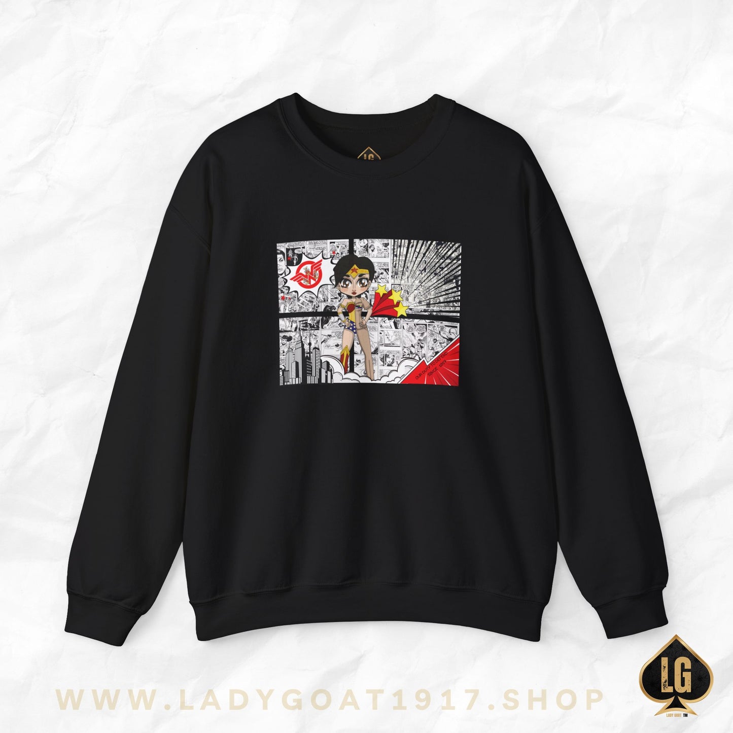 News Flash Comic V2 Crewneck Sweater
