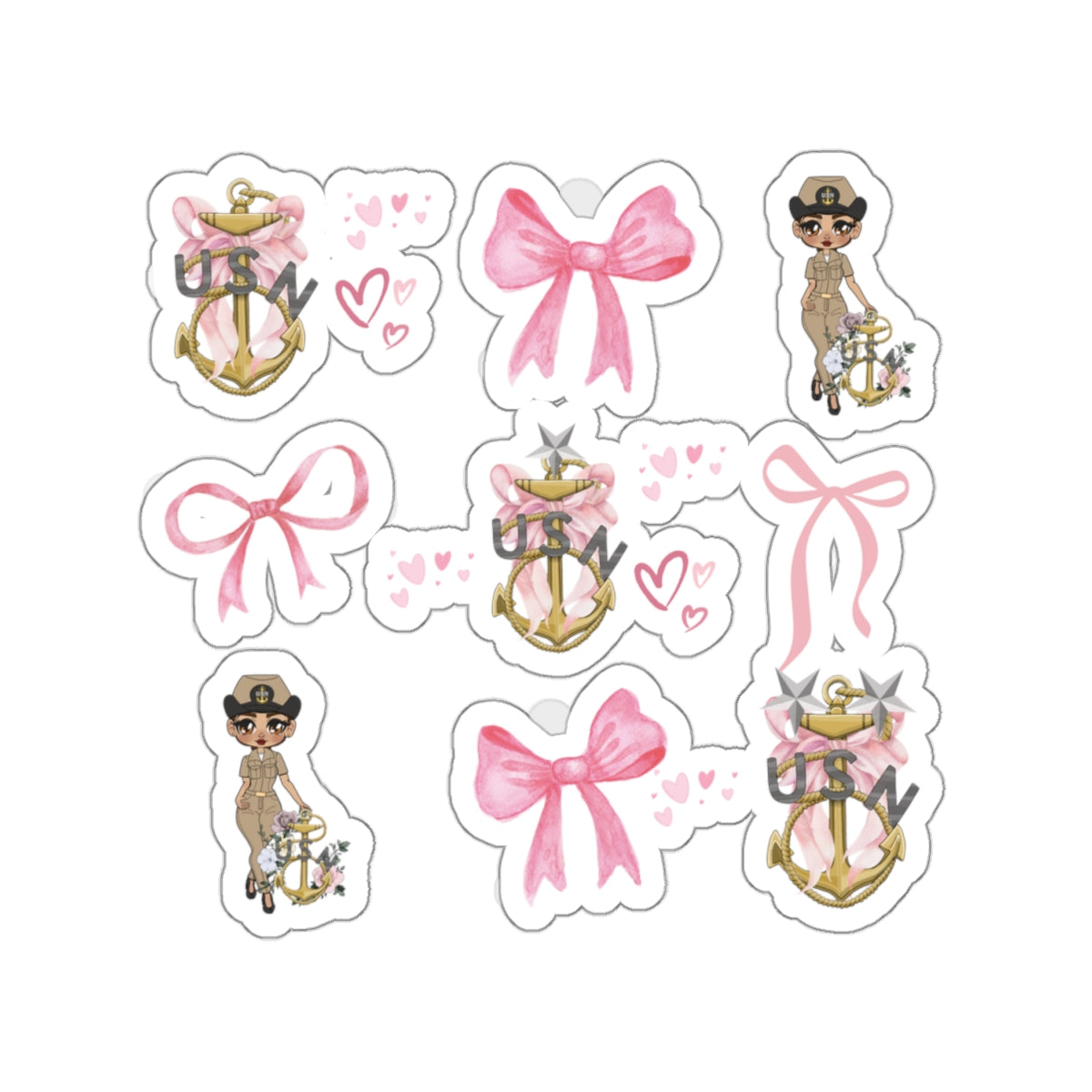 Lady Goat Coquette V7 Stickers