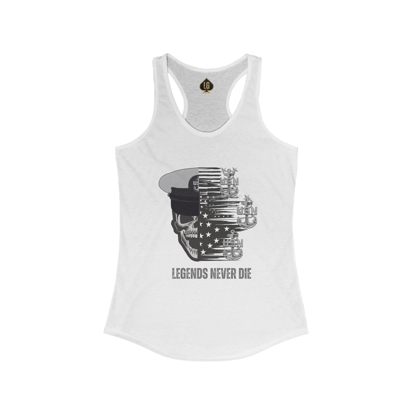 Legends Never Die Women's Ideal Racerback Tank