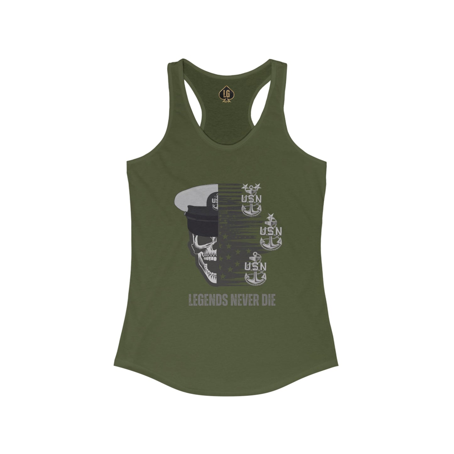 Legends Never Die Women's Ideal Racerback Tank