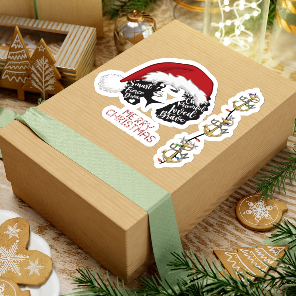 WW Diva O.G Christmas Stickers