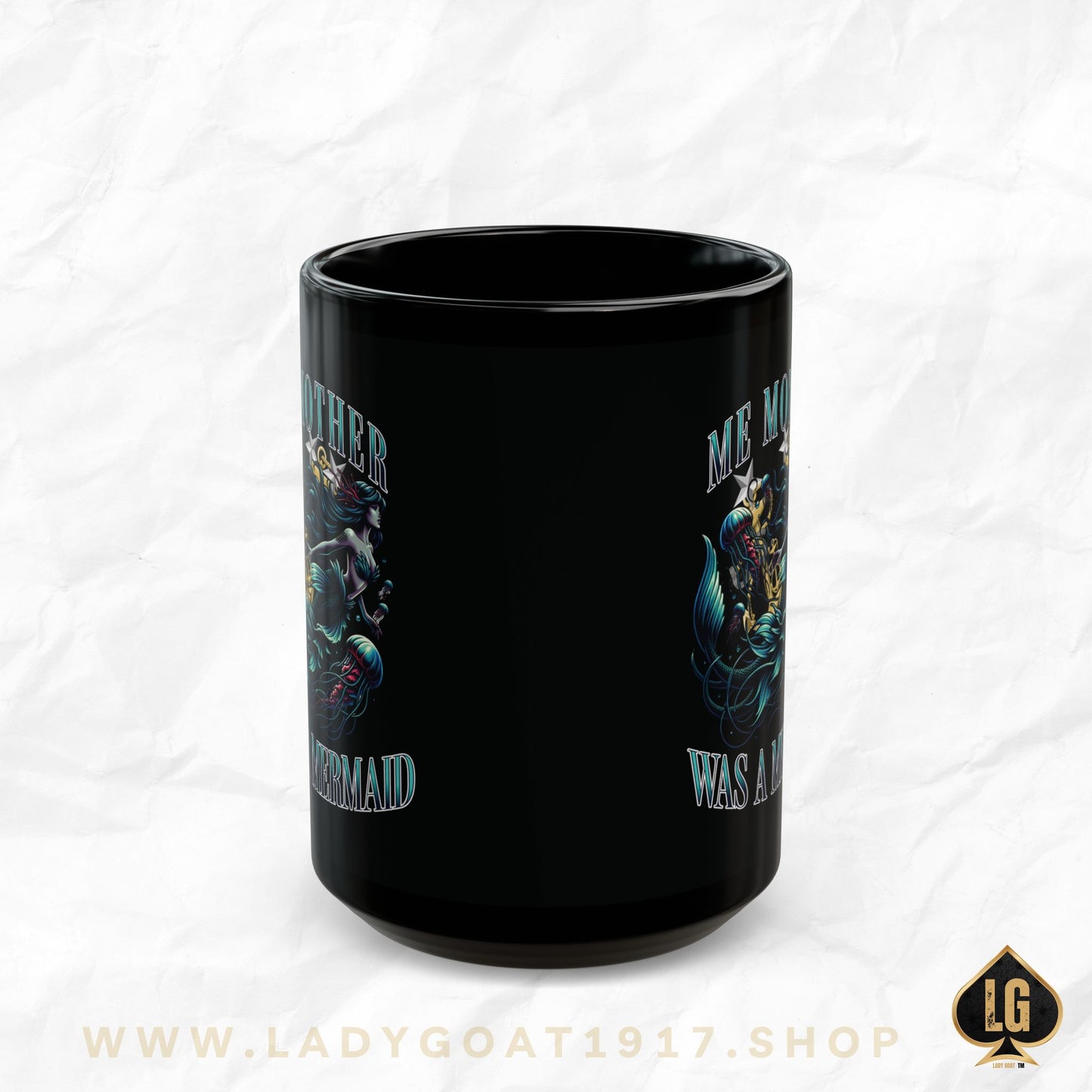 Me Mother Black Mug