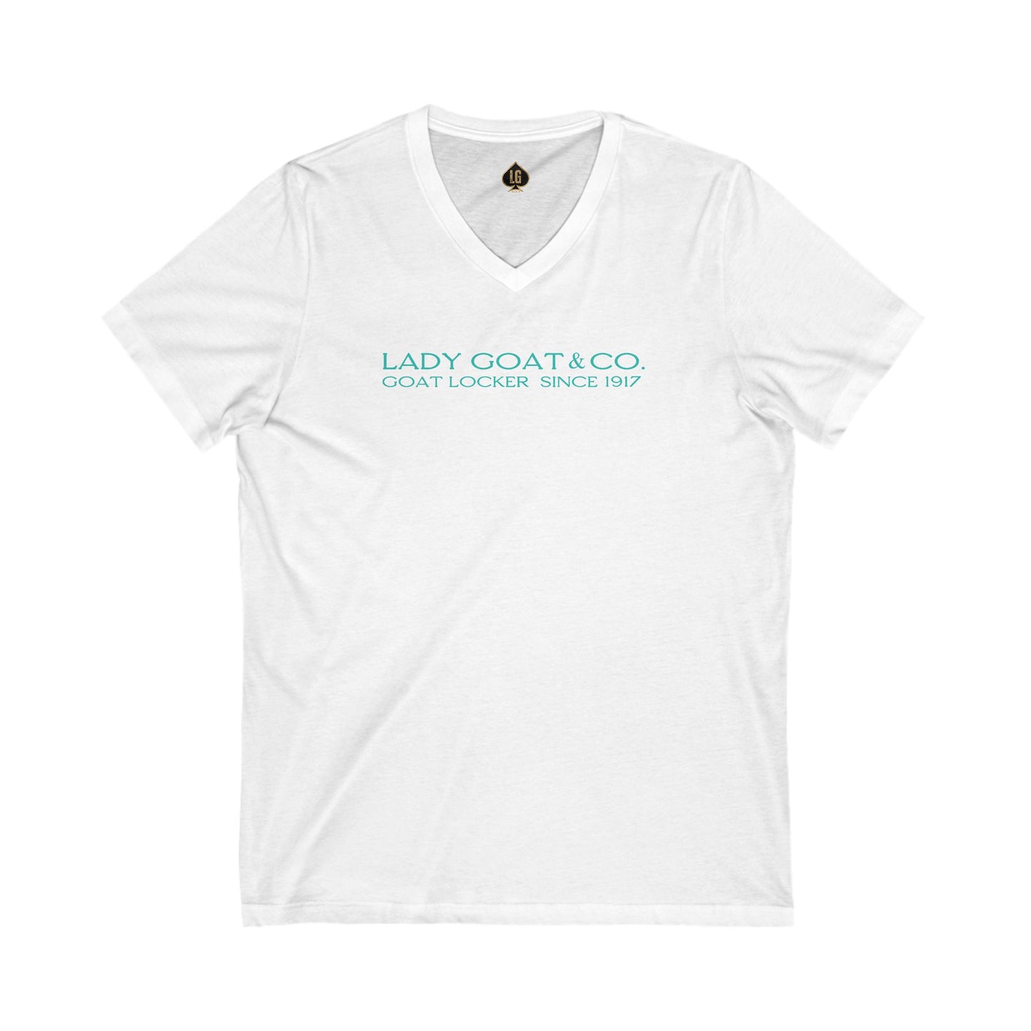 Lady Goat & CO Womens V-Neck Tee