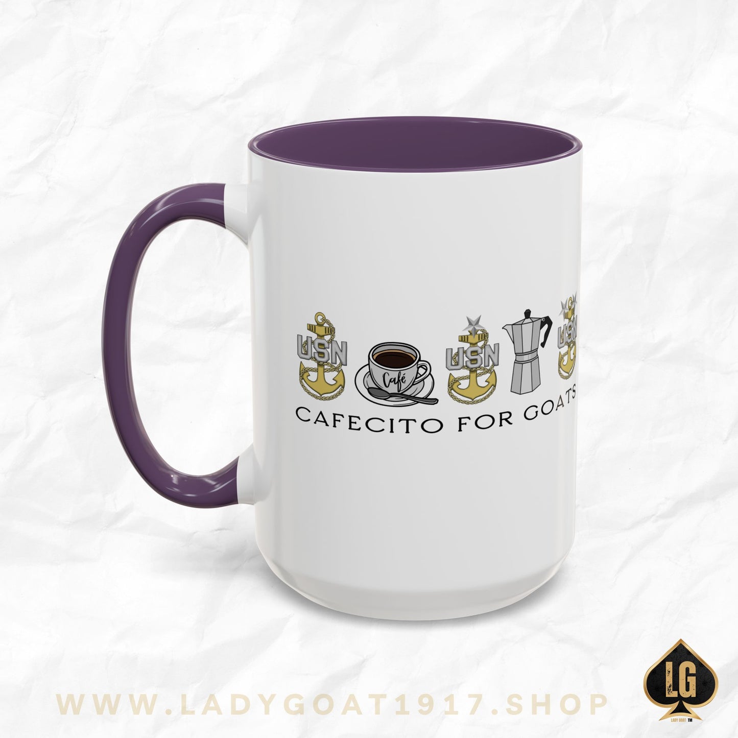 Cafecito for Goats Coffee Mug 15oz
