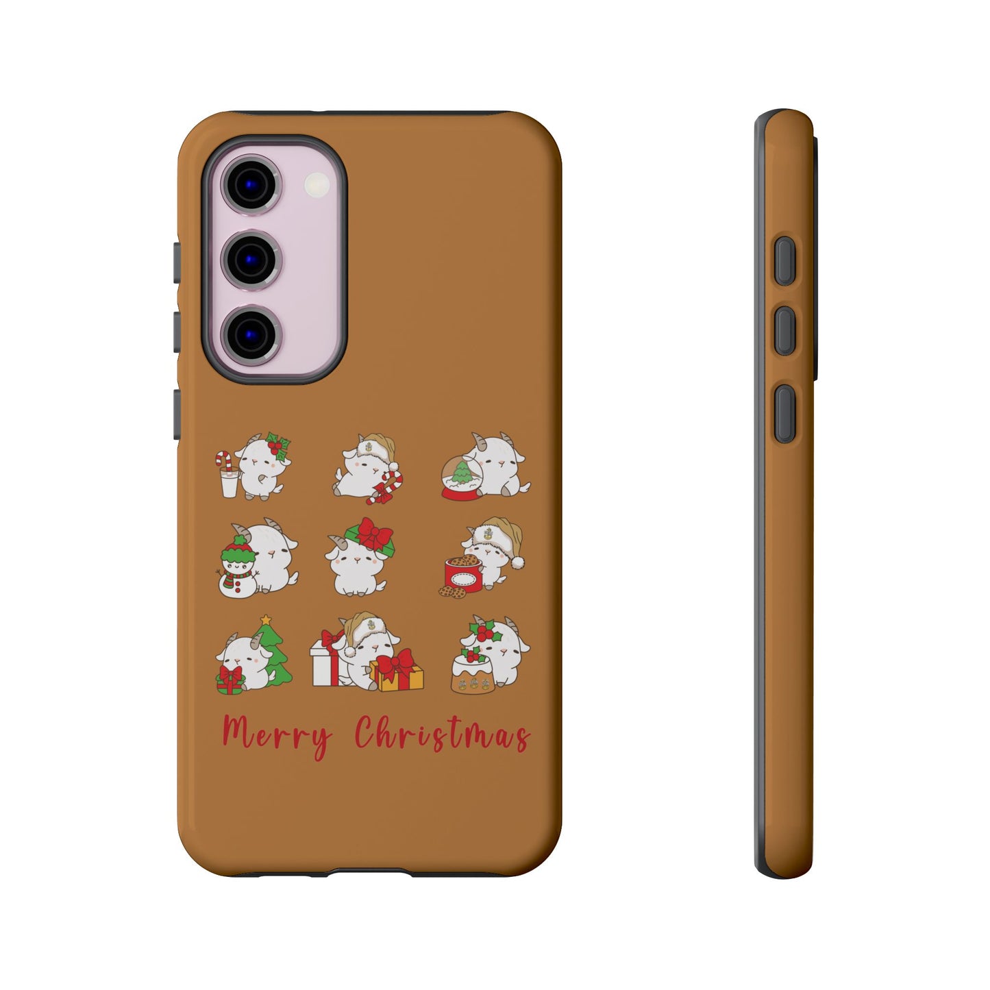 Hello Goat Christmas V1 Tough Phone Case