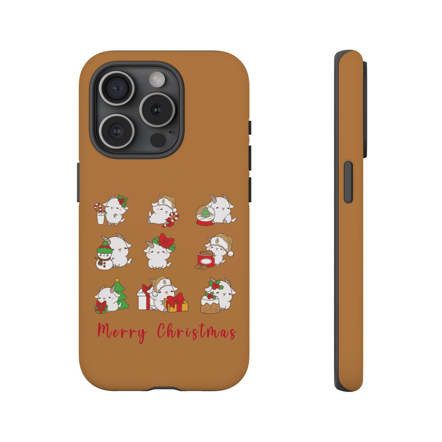 Hello Goat Christmas V1 Tough Phone Case