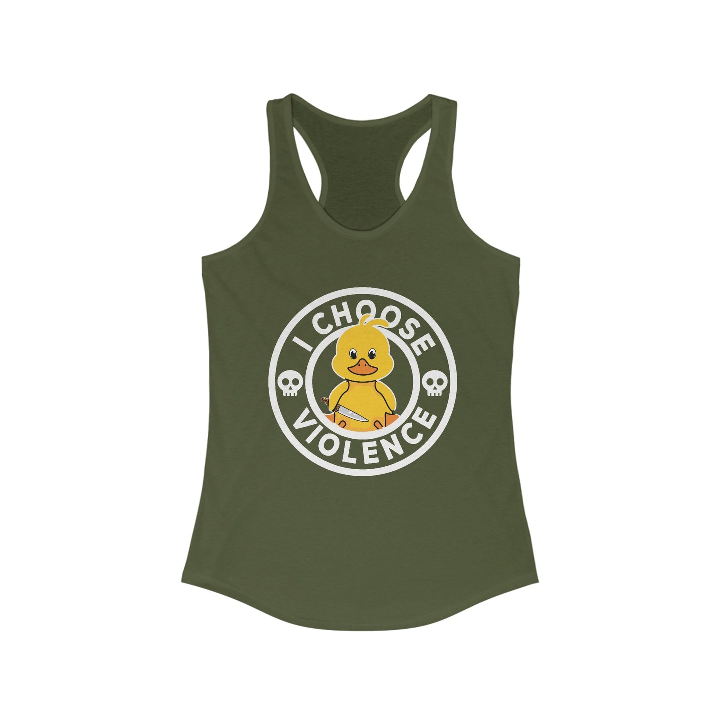 Duck Around Women's Ideal Racerback Tank