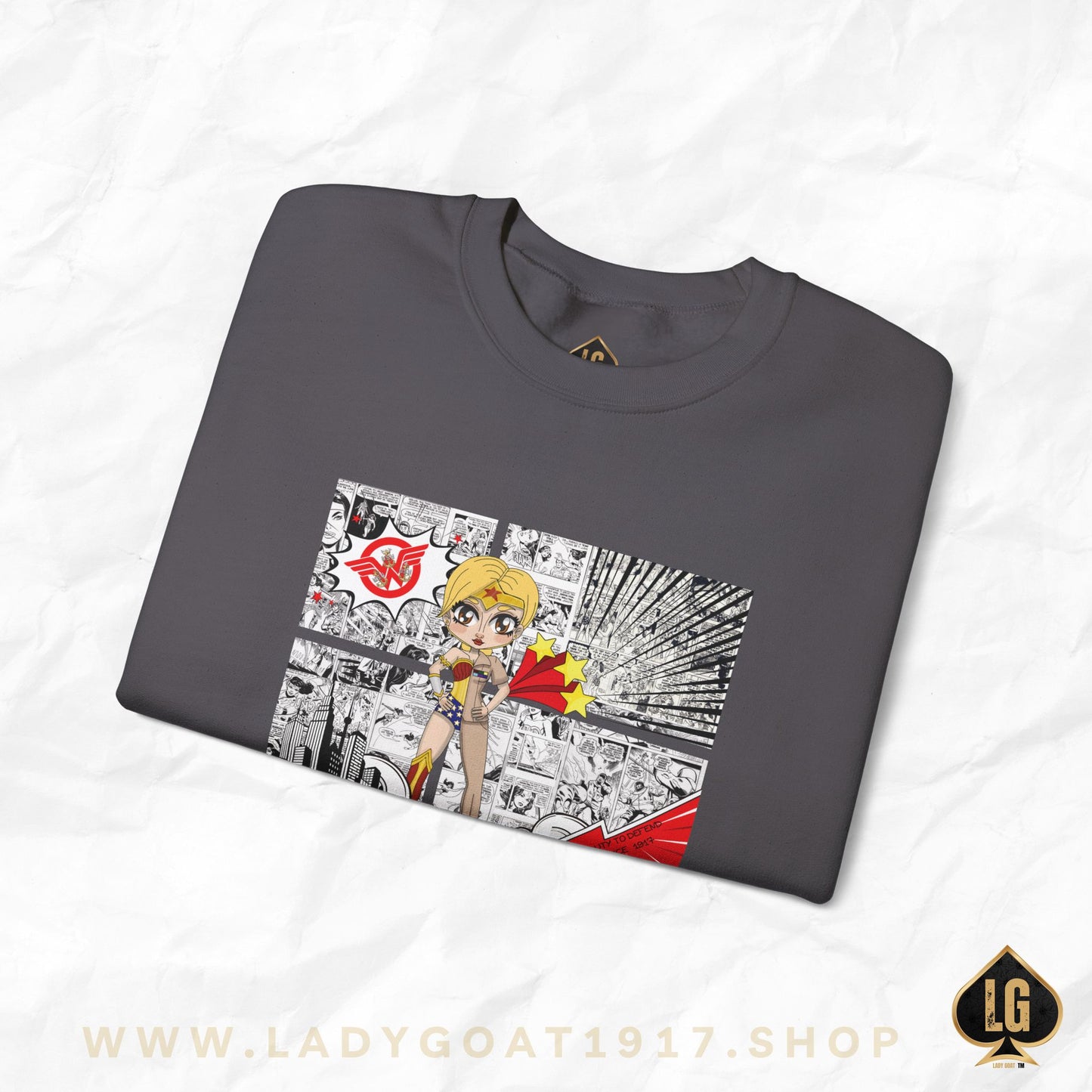 News Flash Comic V5 Crewneck Sweater