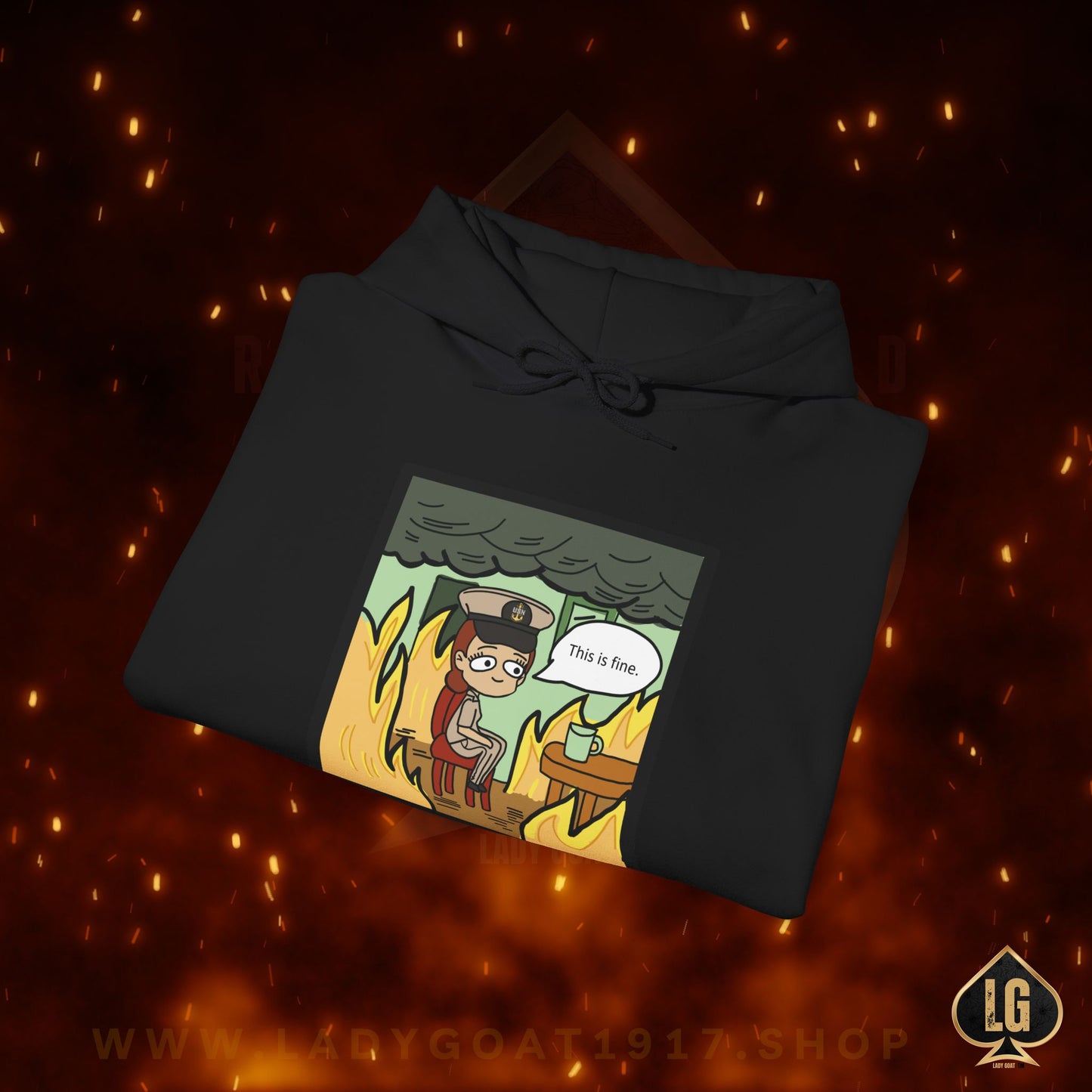 This is Fine ! V3 CPO Unisex Hoodie