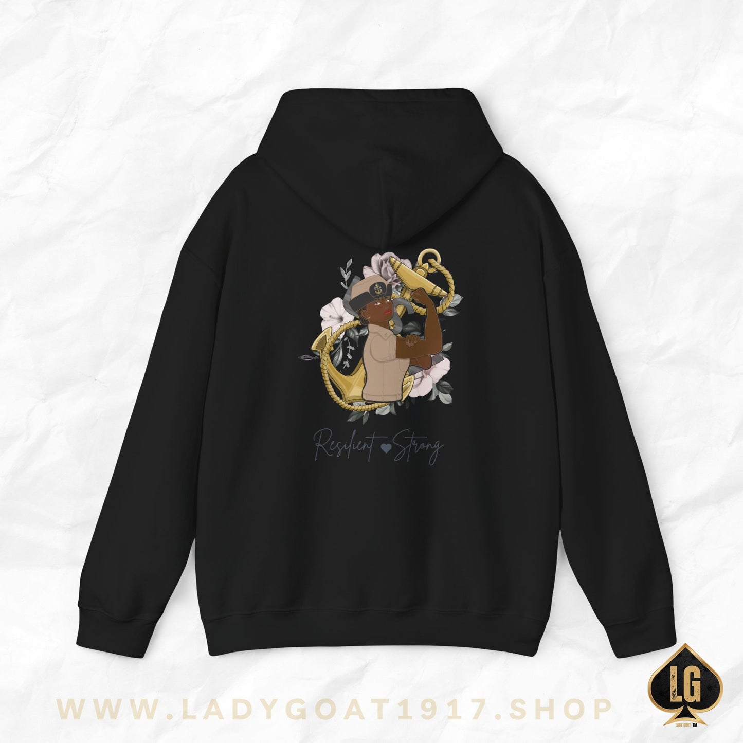 Resilient and Strong V5 Bucket Unisex Hoodie