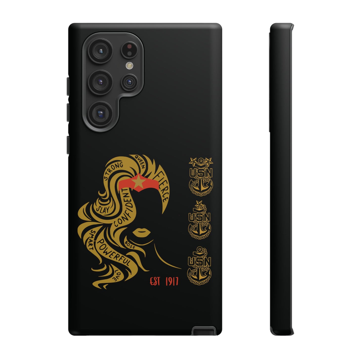 WW OG Long Hair Gold Phone Case