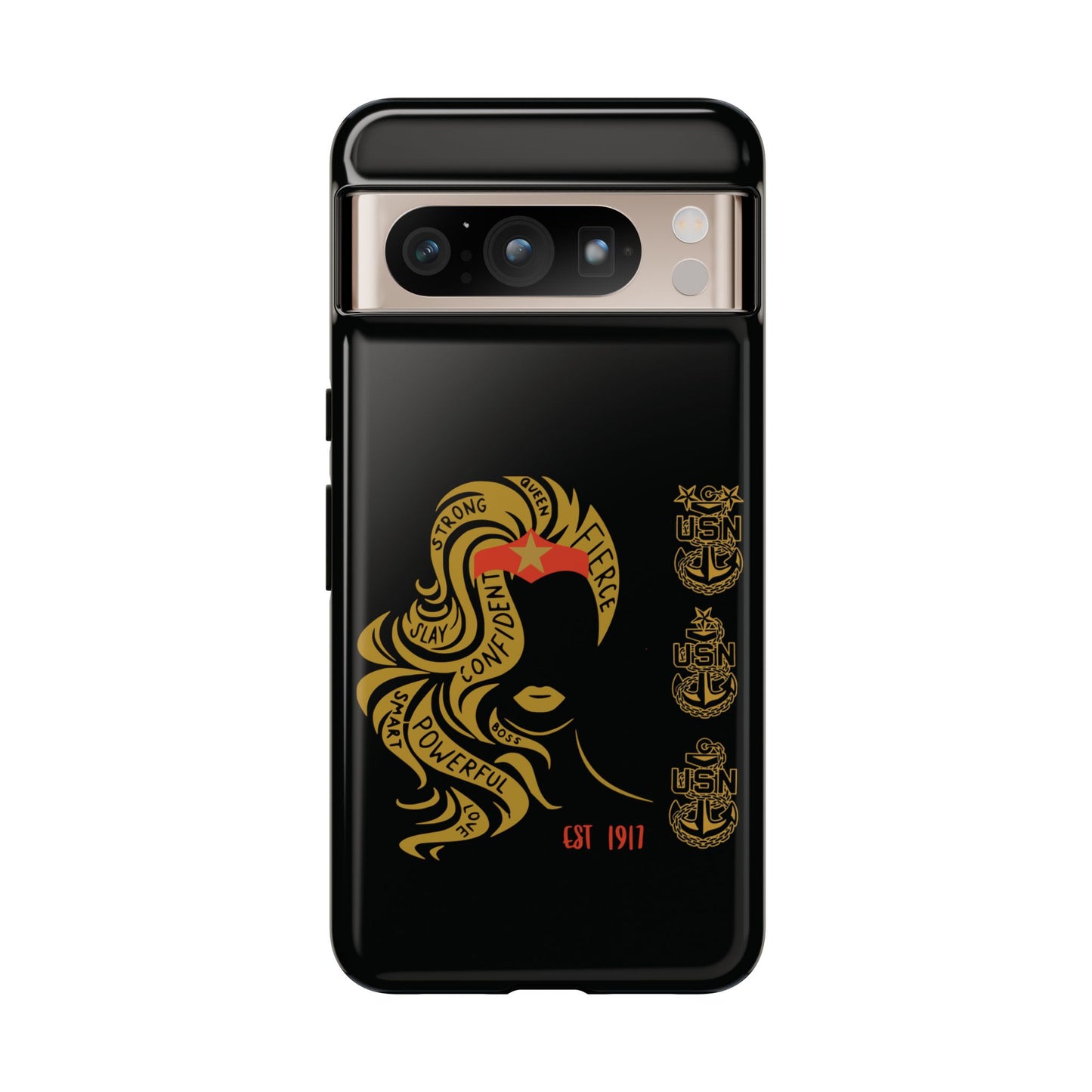 WW OG Long Hair Gold Phone Case