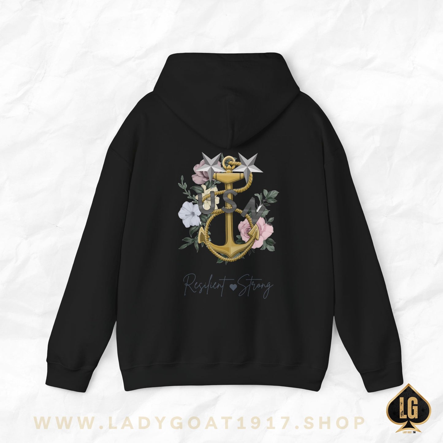 Resilient and Strong V9 Unisex Hoodie