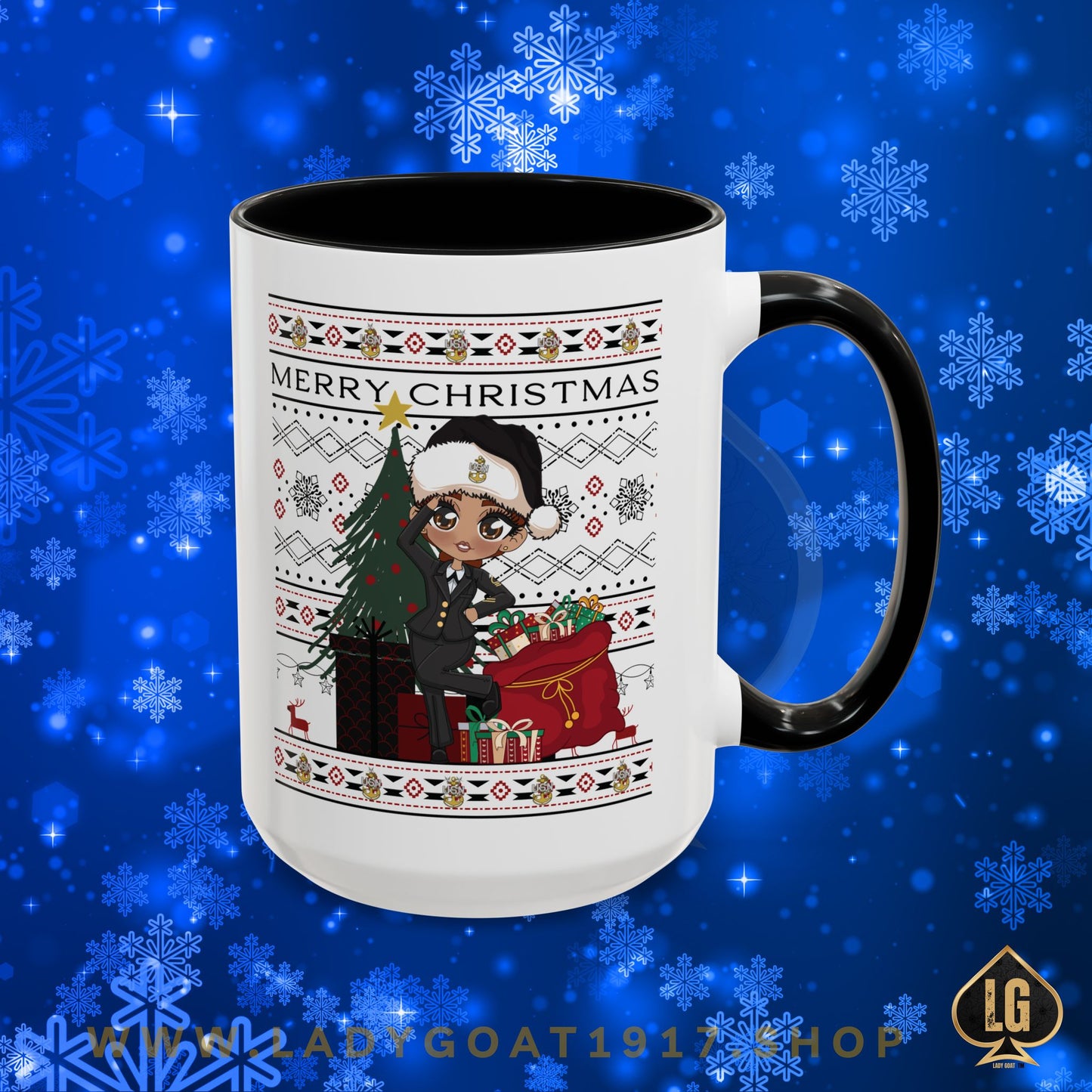 Christmas Blues V6 15oz Mug
