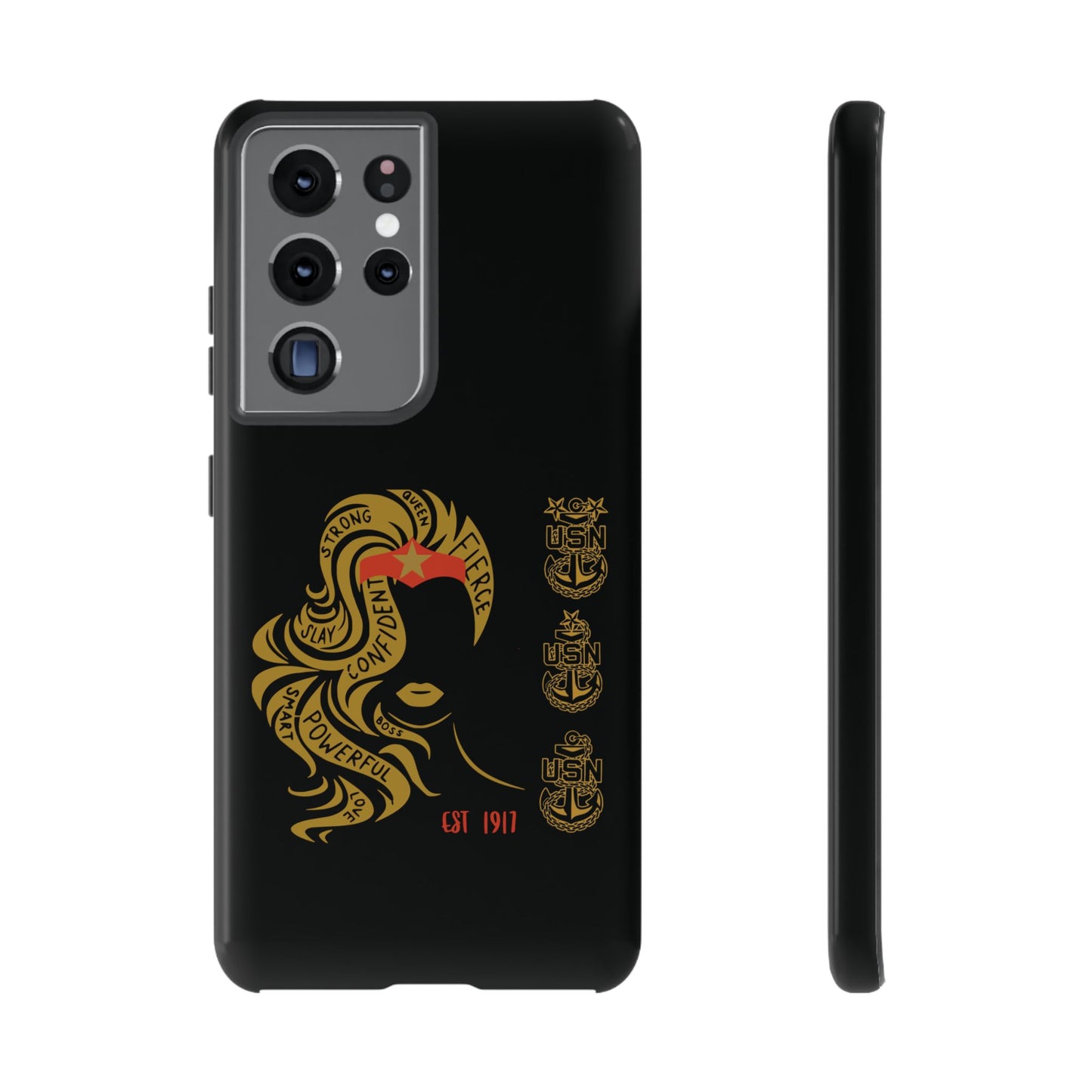 WW OG Long Hair Gold Phone Case
