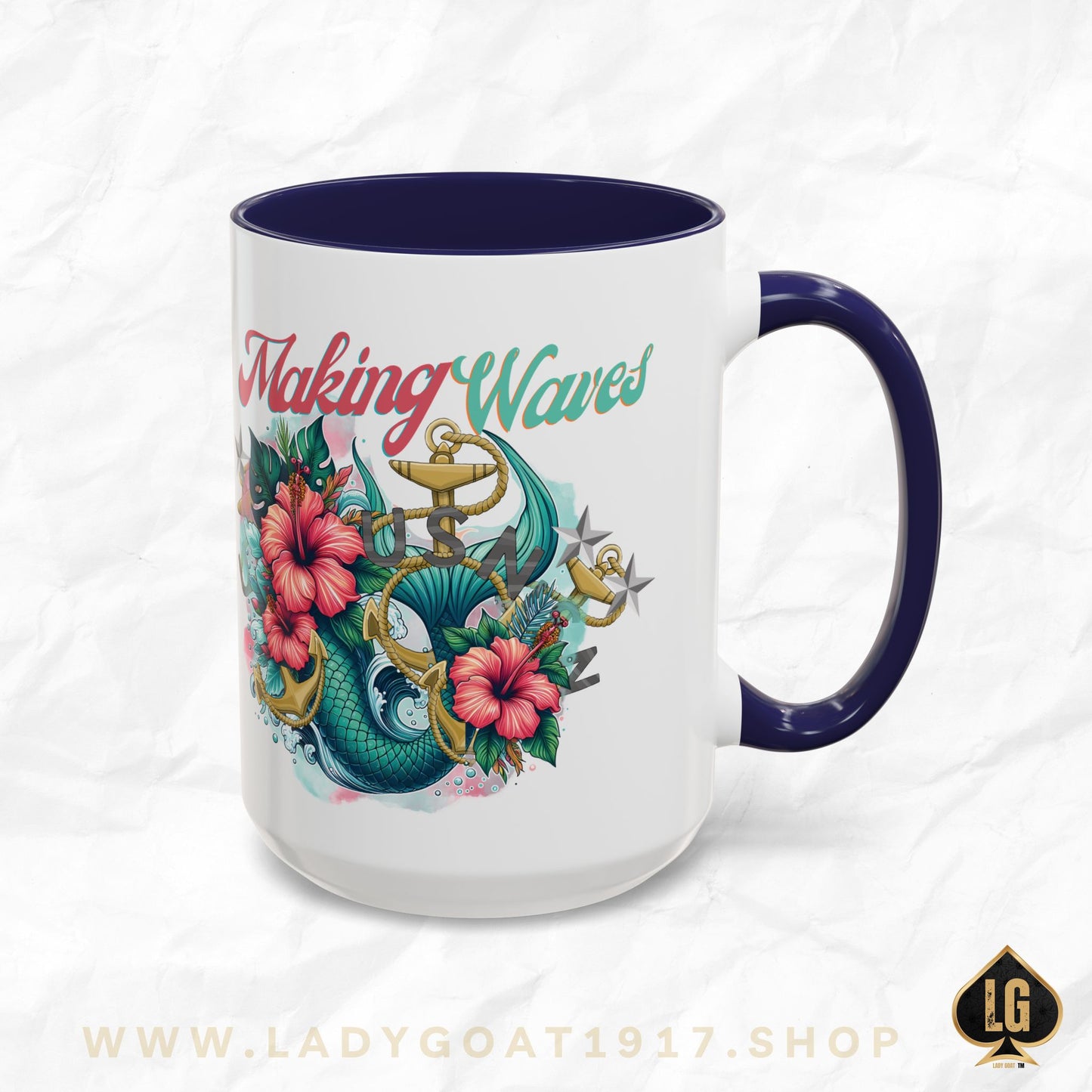 Making Waves Accent Coffee Mug 15oz