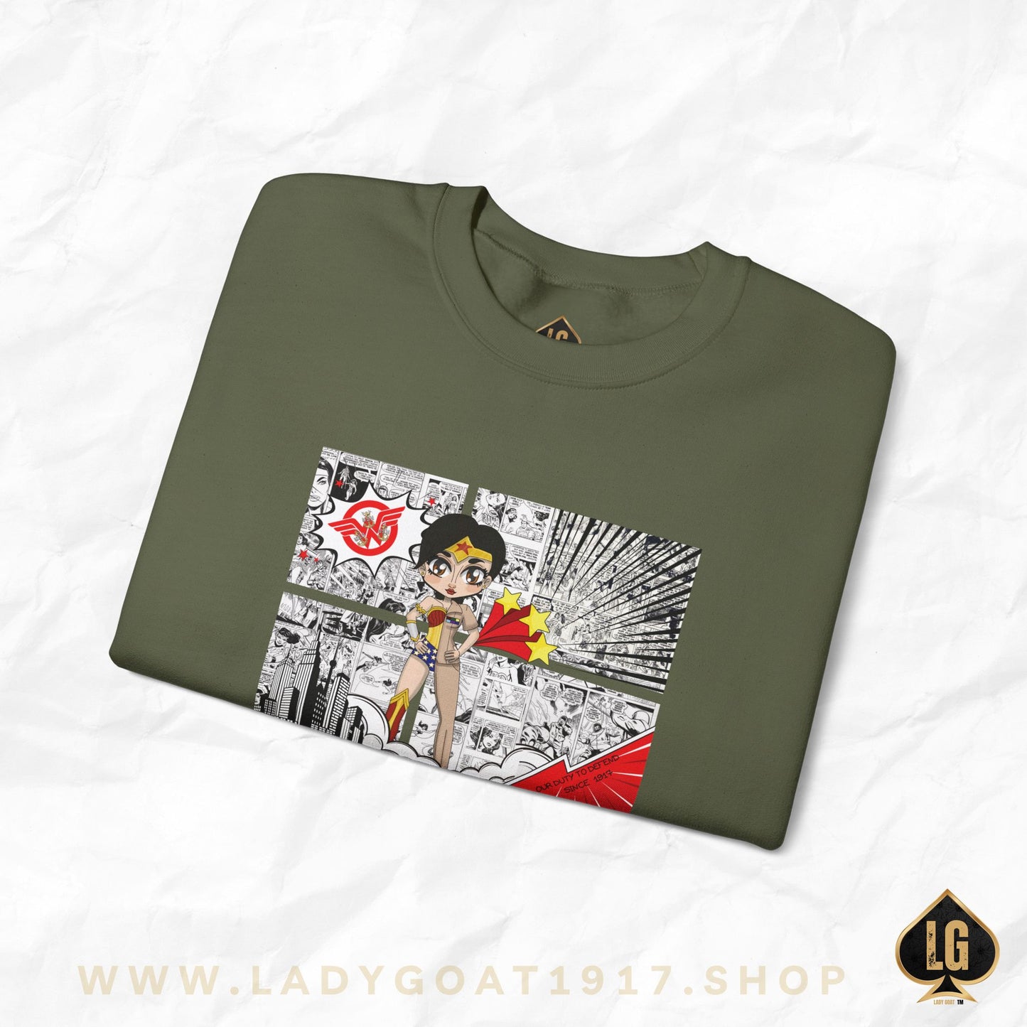 News Flash Comic V2 Crewneck Sweater