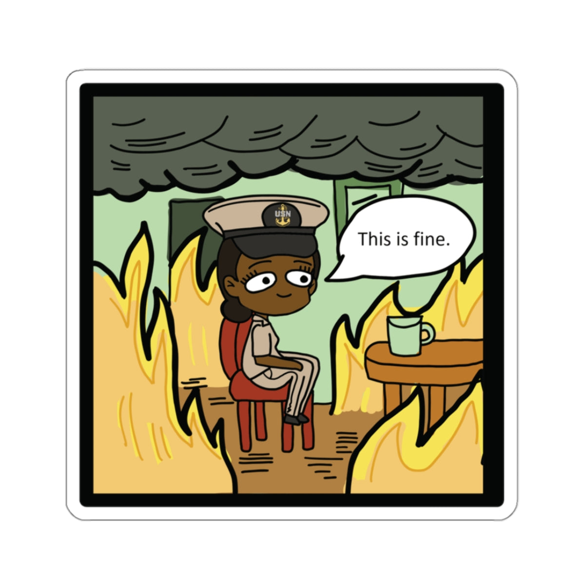 This is Fine ! V6 CPO Stickers