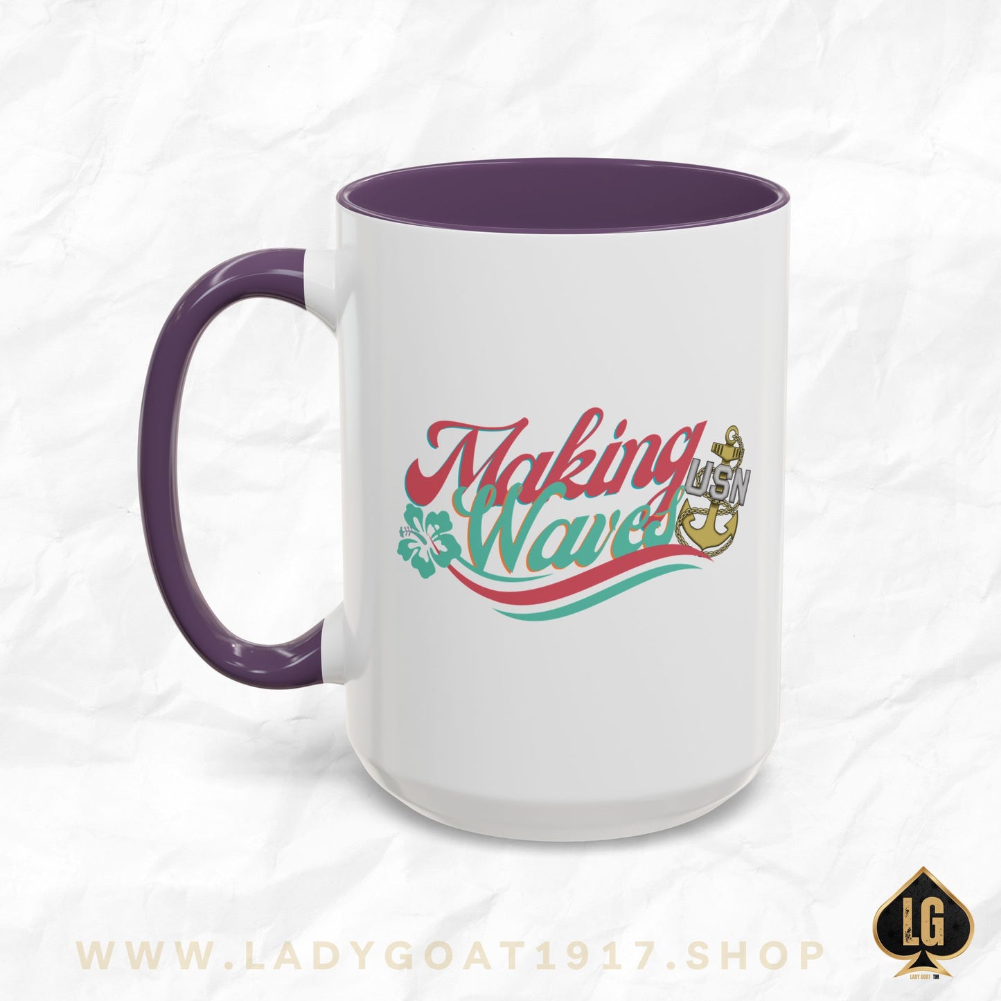 Making Waves Accent Coffee Mug 15oz