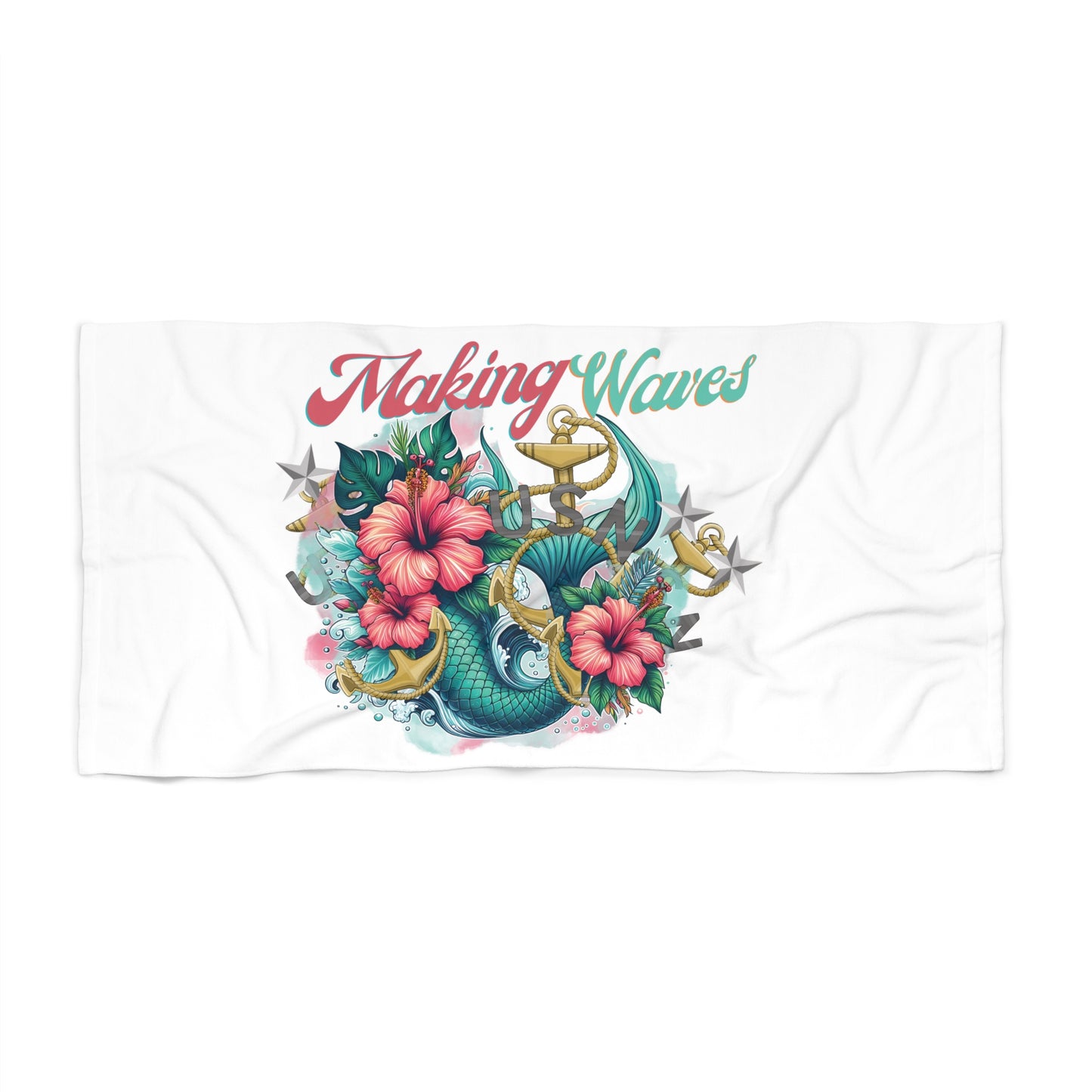 Making Waves Beach Towel