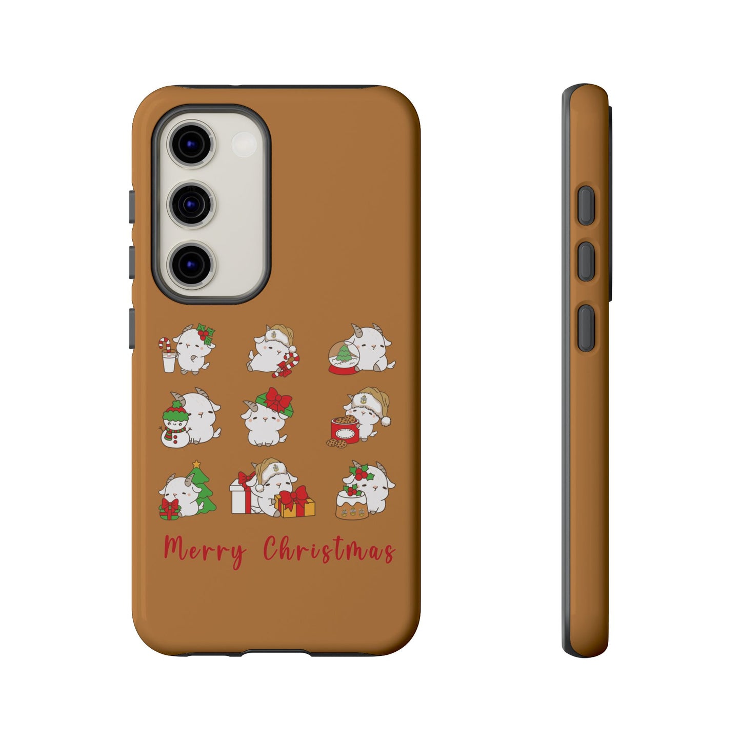Hello Goat Christmas V1 Tough Phone Case