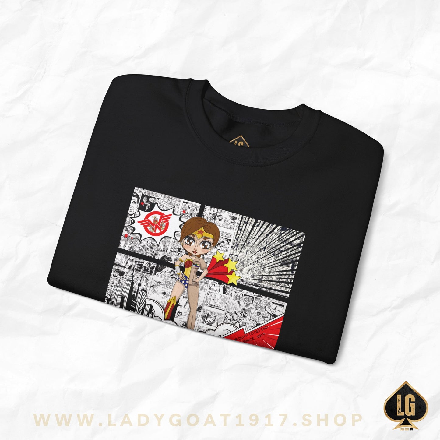 News Flash Comic V4 Crewneck Sweater