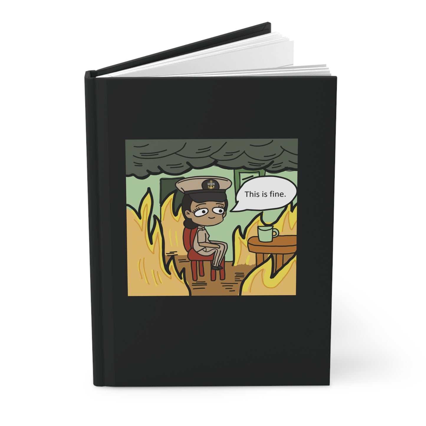 This is Fine ! V1 CPO Hardcover Journal Matte