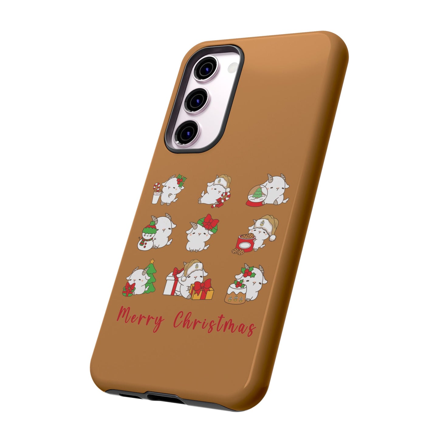 Hello Goat Christmas V1 Tough Phone Case