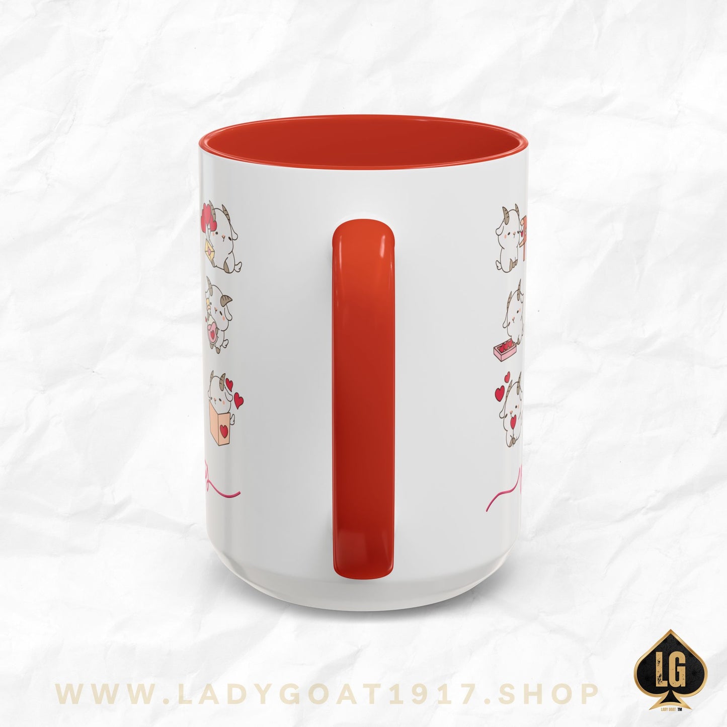 Hello Goat Valentine 15oz Mug