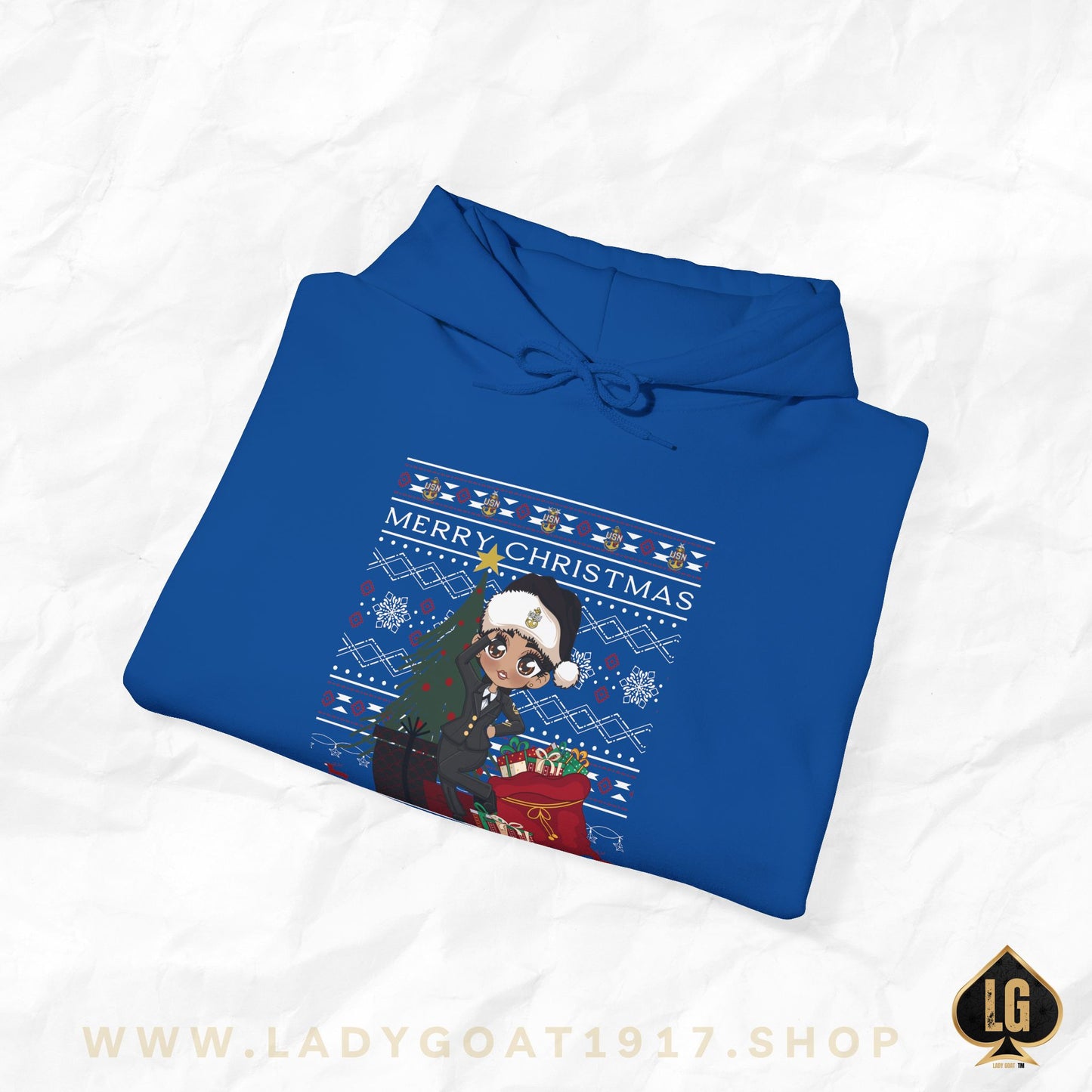 Christmas Blues V4 Unisex Hoodie