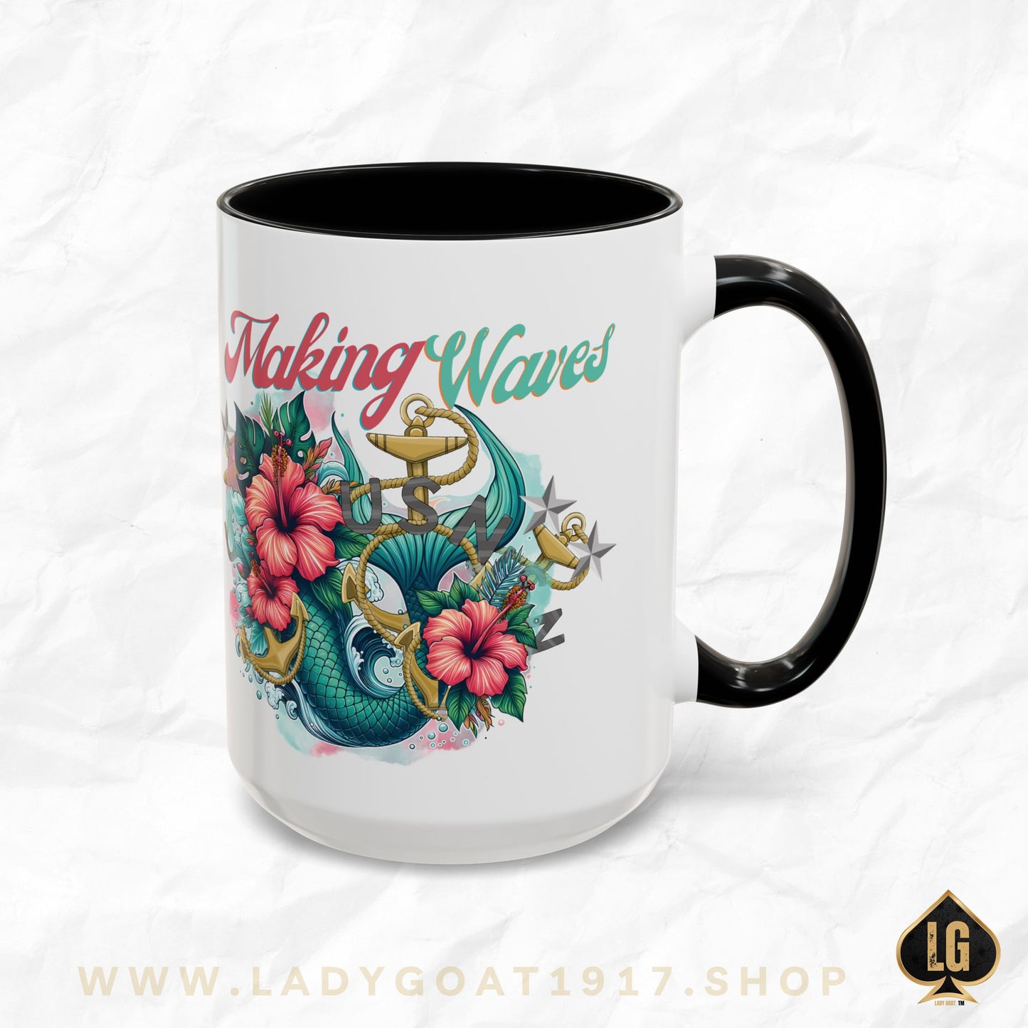 Making Waves Accent Coffee Mug 15oz