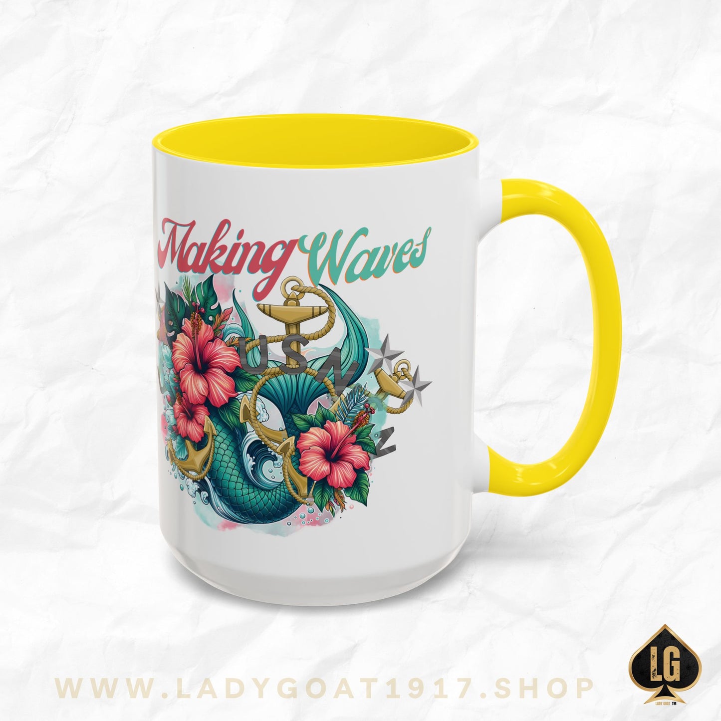Making Waves Accent Coffee Mug 15oz