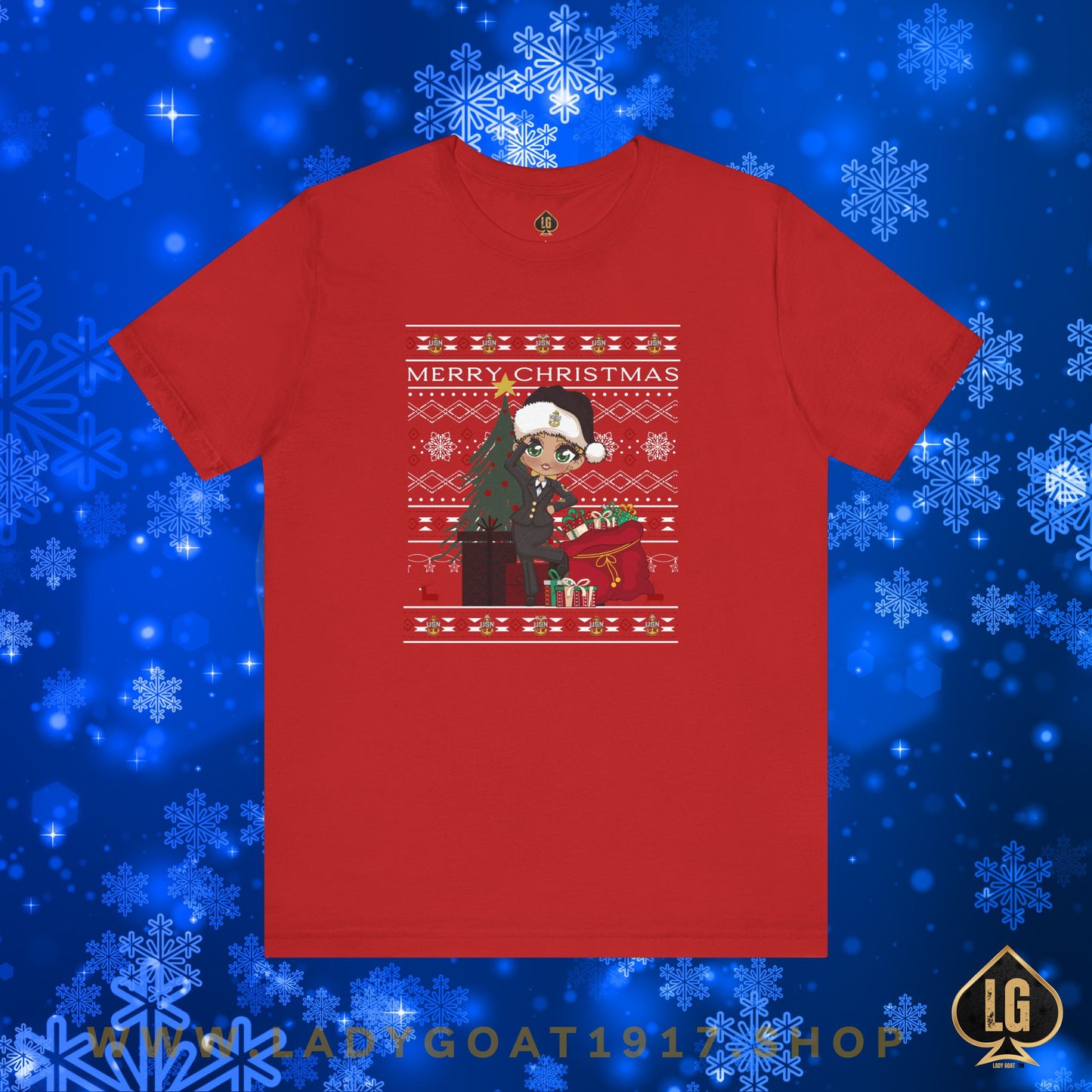 Christmas Blues V9 Unisex Tee
