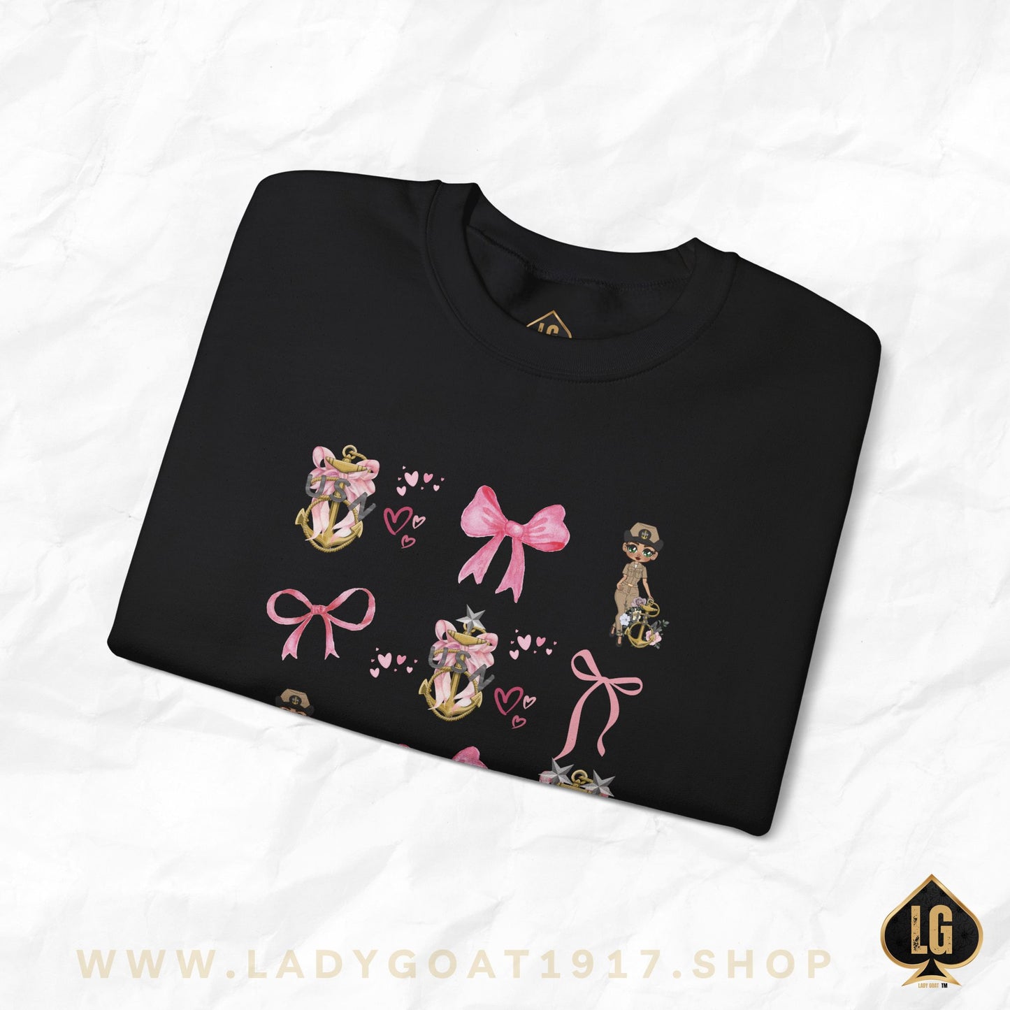 Lady Goat Coquette V6 Crewneck Sweater