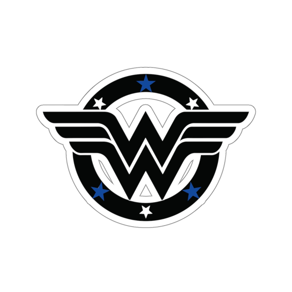 WW Blue Line Sticker V2
