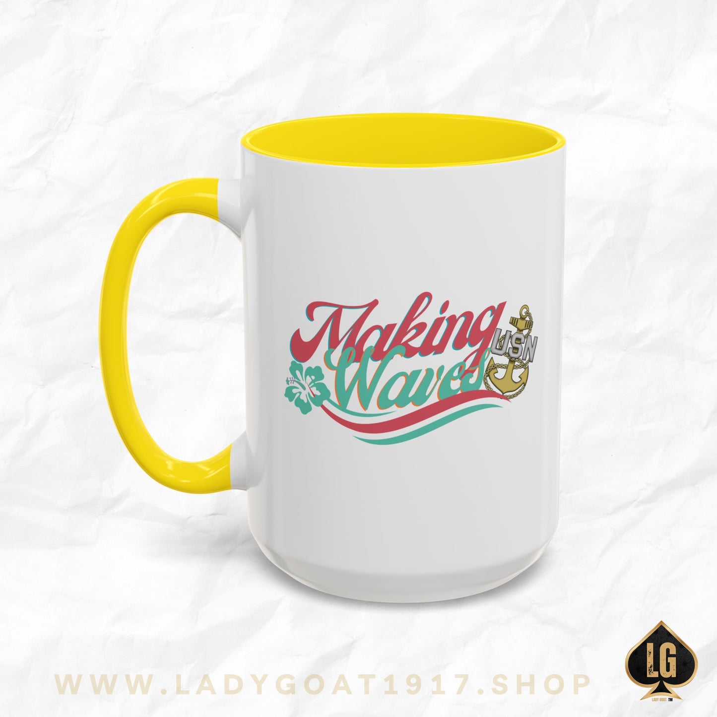 Making Waves Accent Coffee Mug 15oz