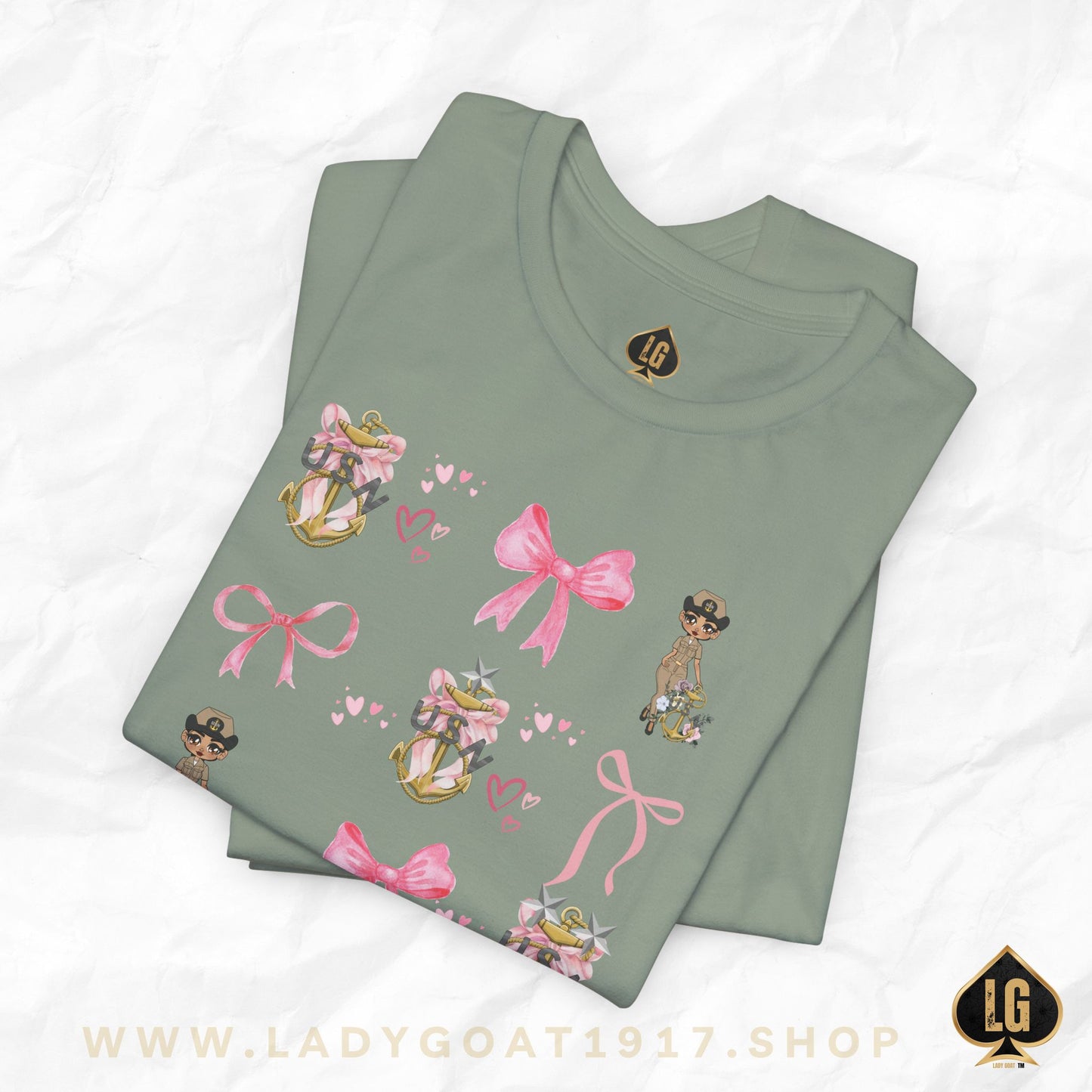 Lady Goat Coquette V1 Unisex Tee