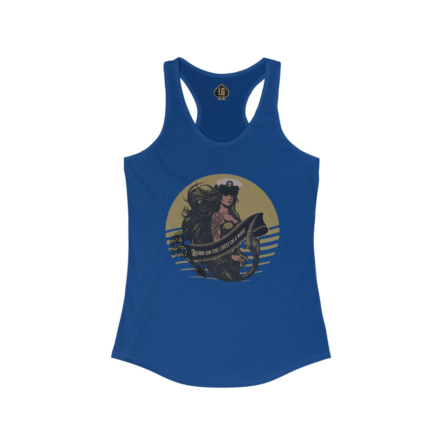 Crest of a Wave Women's Ideal Racerback Tank