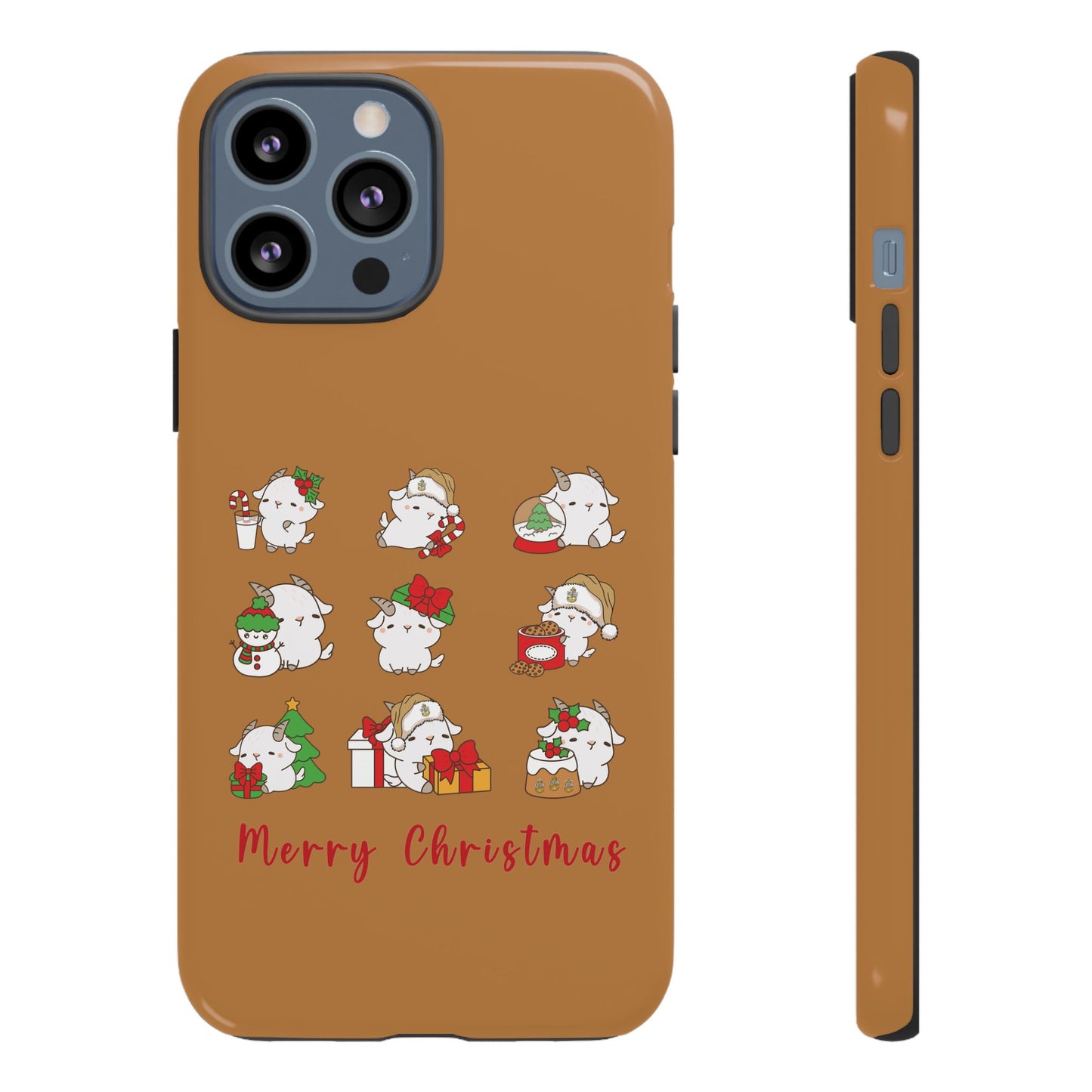 Hello Goat Christmas V1 Tough Phone Case