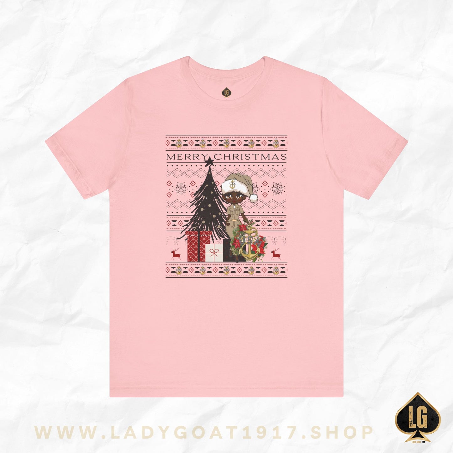 Khaki Christmas V3 Unisex Tee