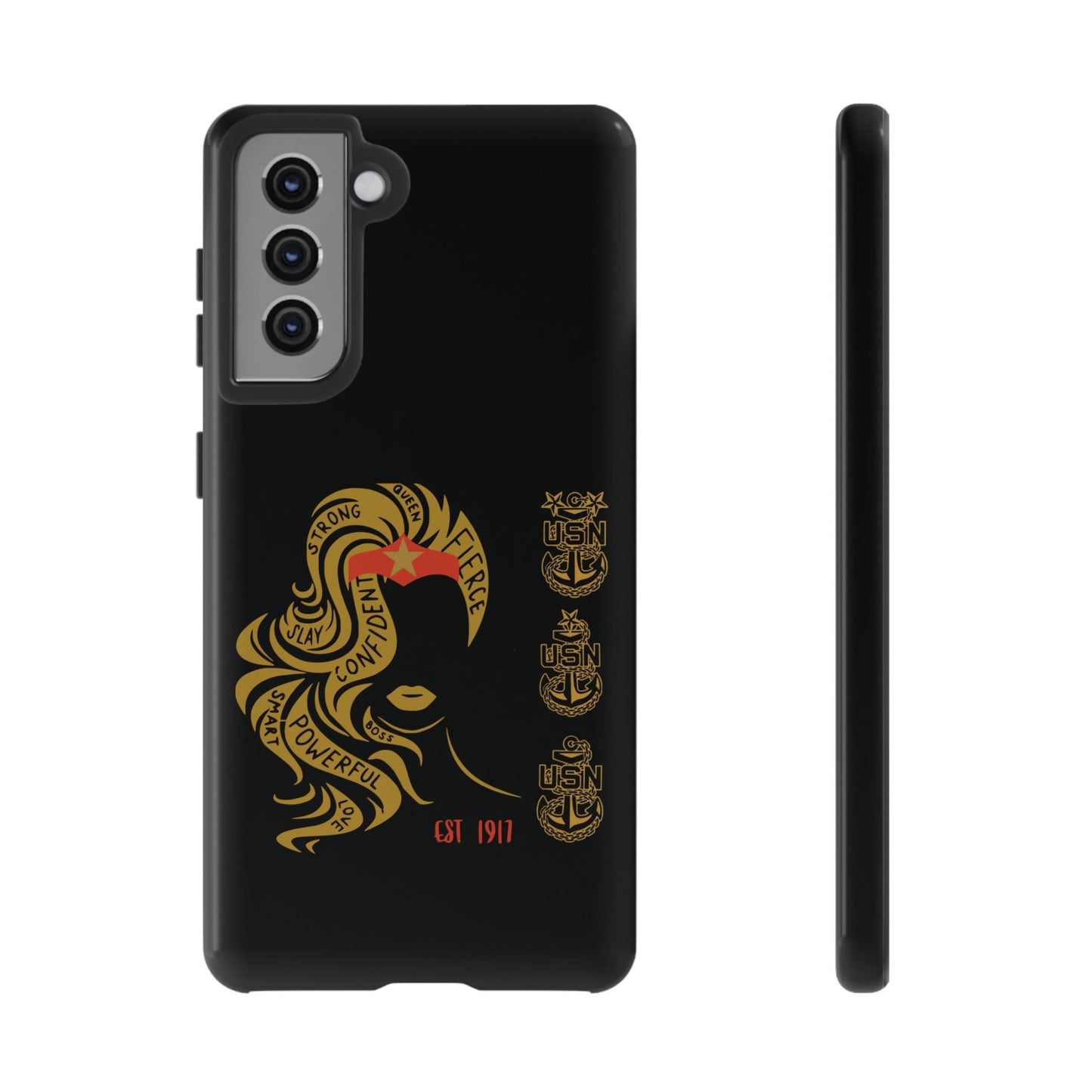 WW OG Long Hair Gold Phone Case