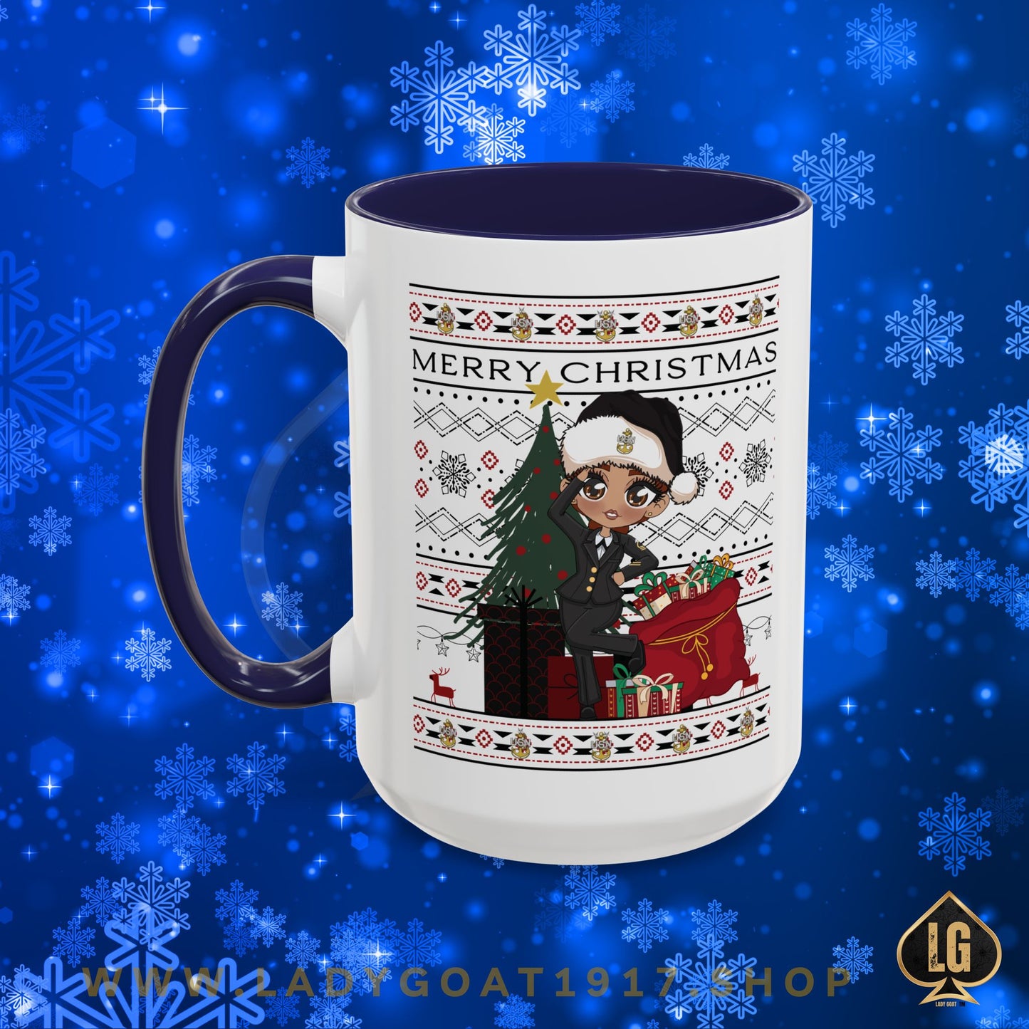 Christmas Blues V6 15oz Mug