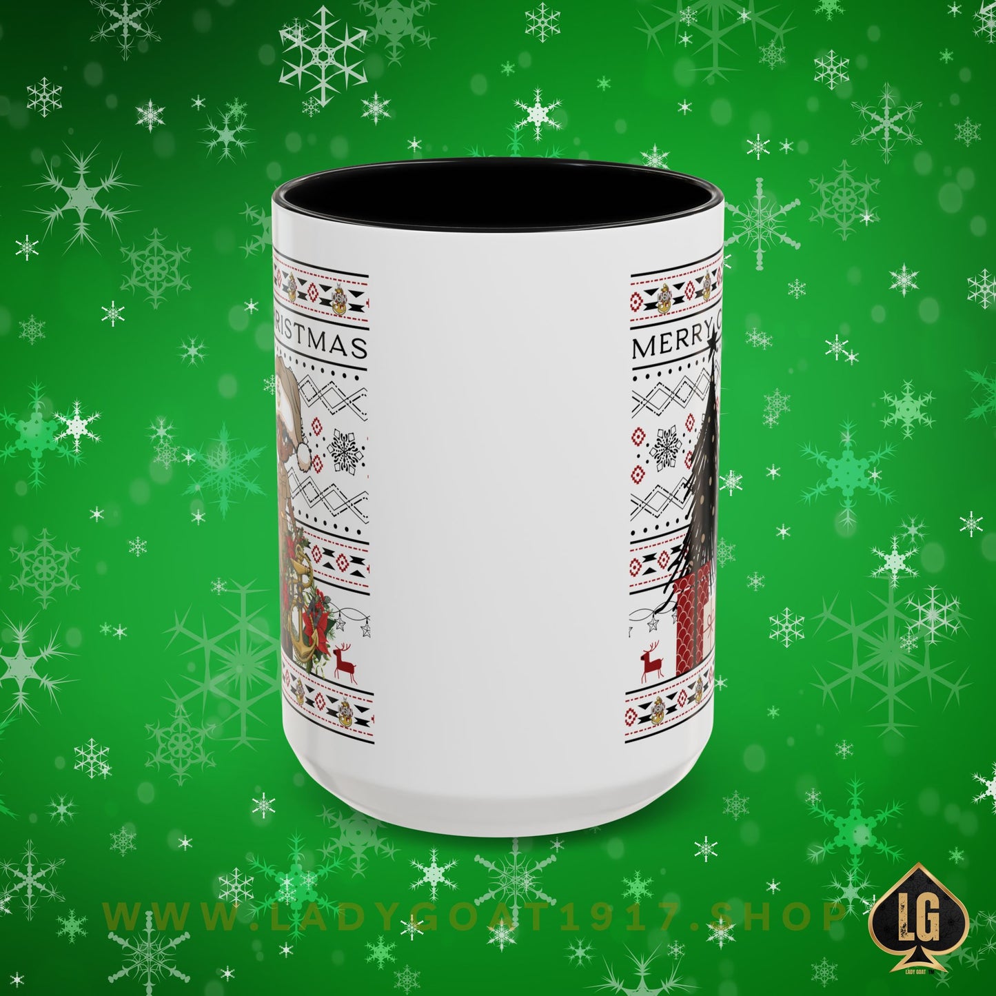 Khaki Christmas V4 15oz Mug