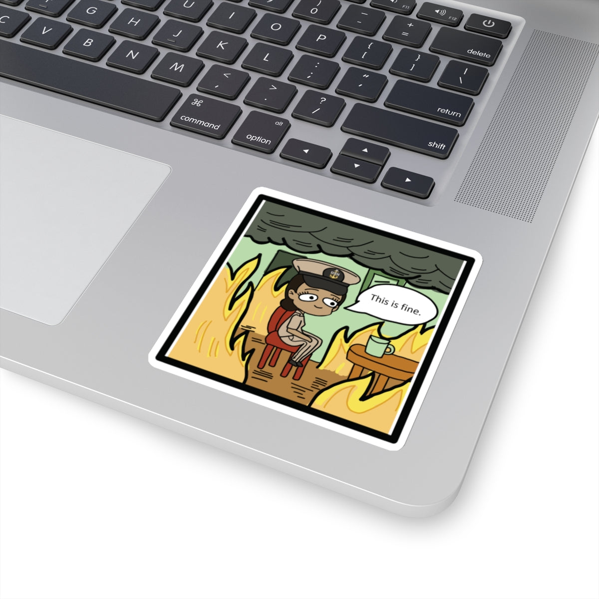 This is Fine ! V1 SCPO Stickers