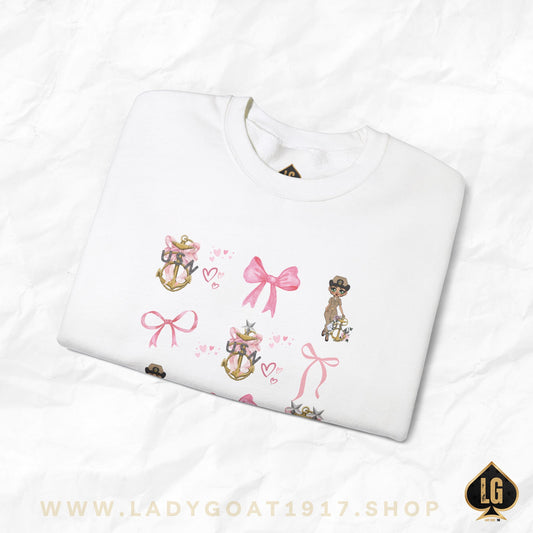 Lady Goat Coquette V6 Crewneck Sweater