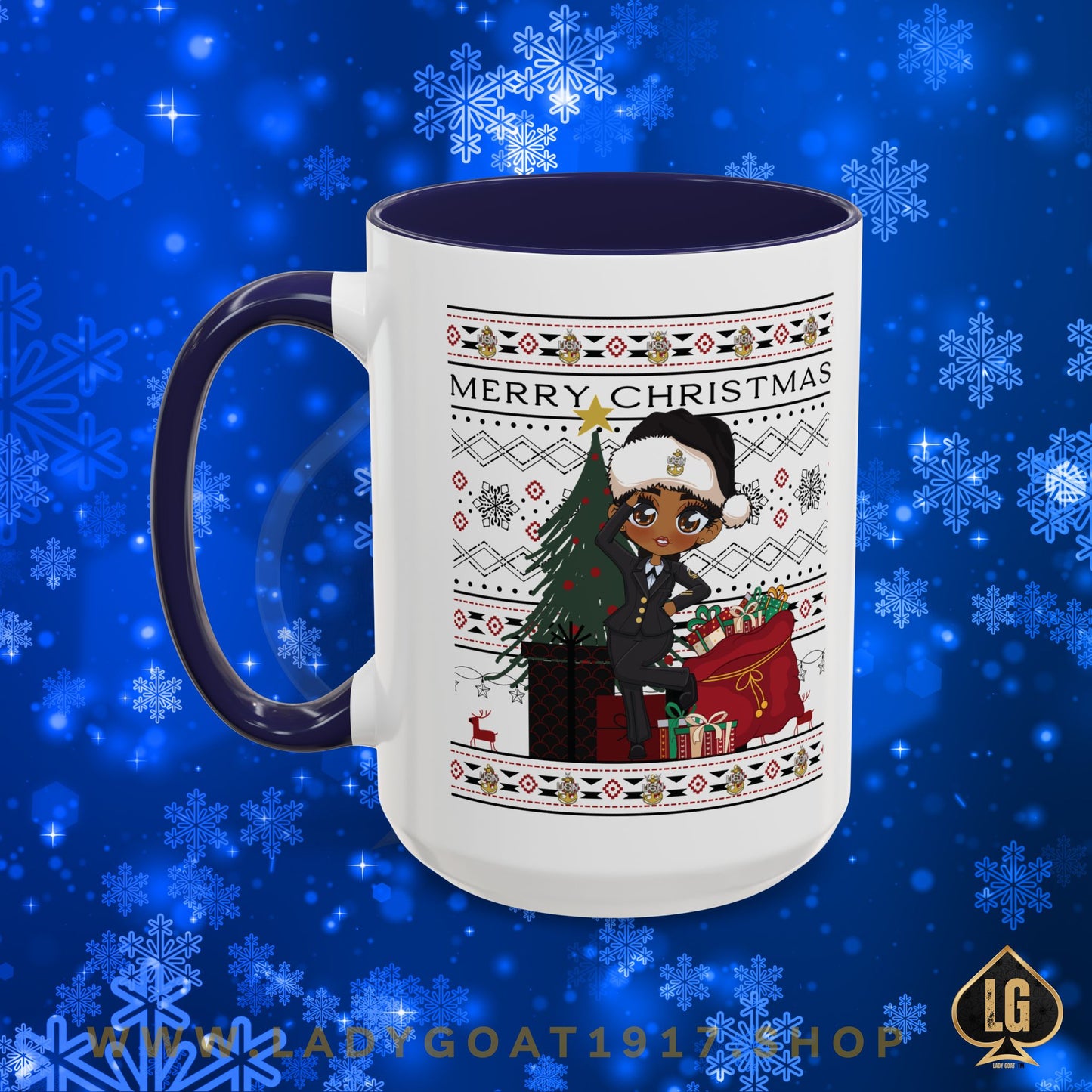 Christmas Blues V1  15oz Mug