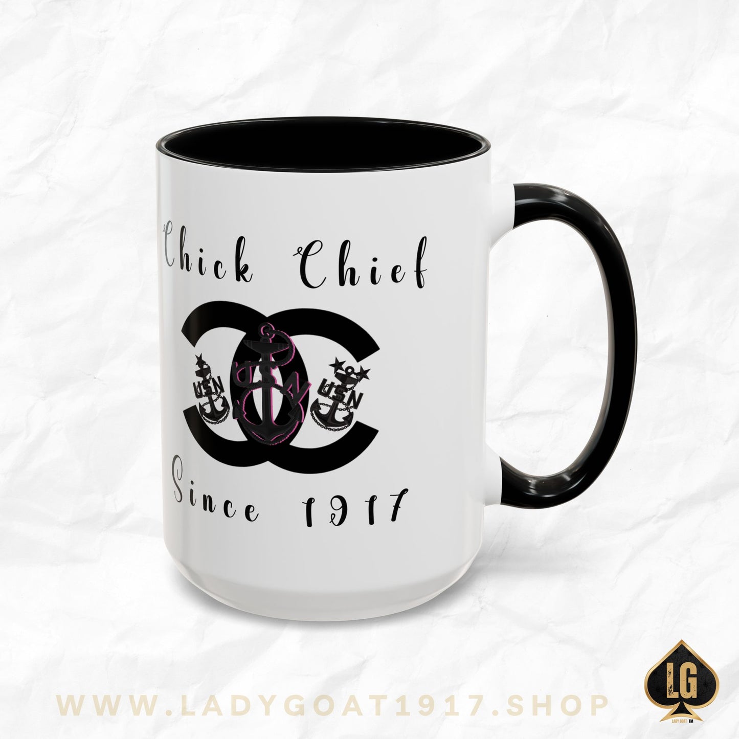 Chick Chief P!NK Accent Coffee Mug 15oz