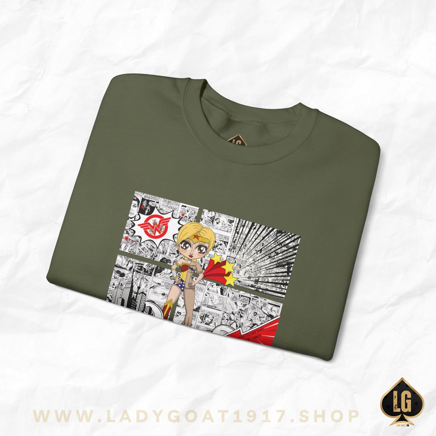 News Flash Comic V5 Crewneck Sweater