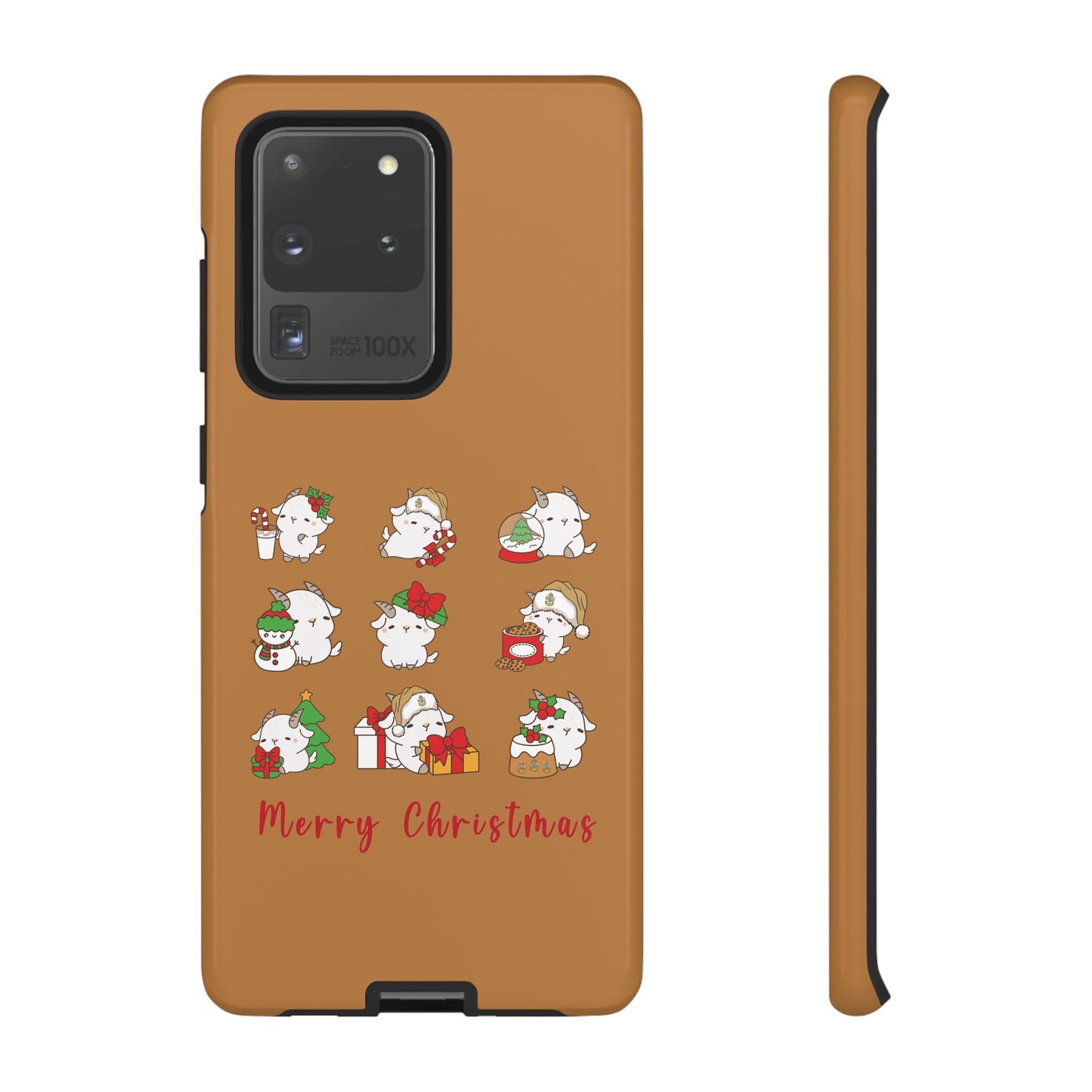 Hello Goat Christmas V1 Tough Phone Case